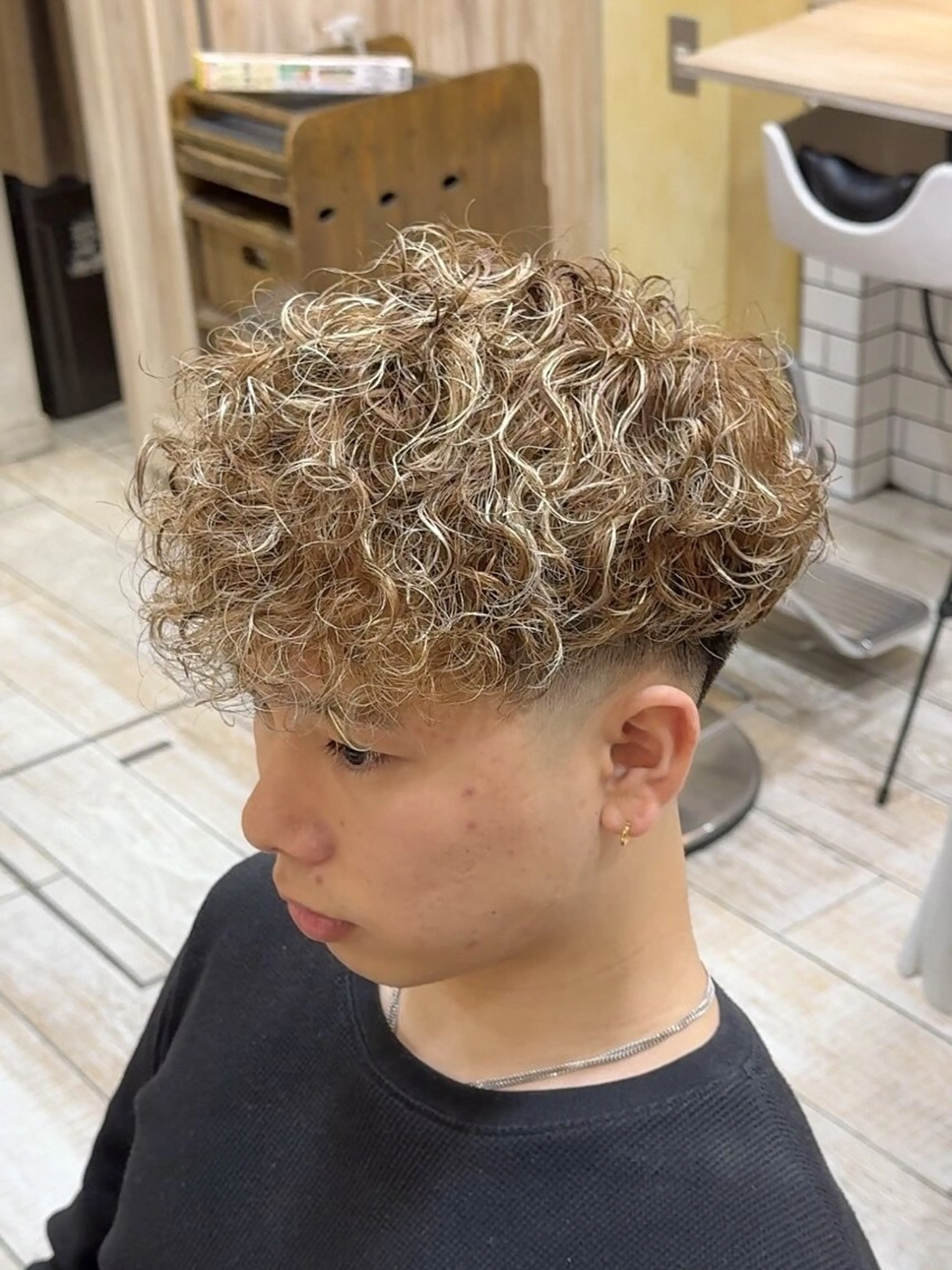 ショート カラー メンズ 中山 柊のヘアスタイル