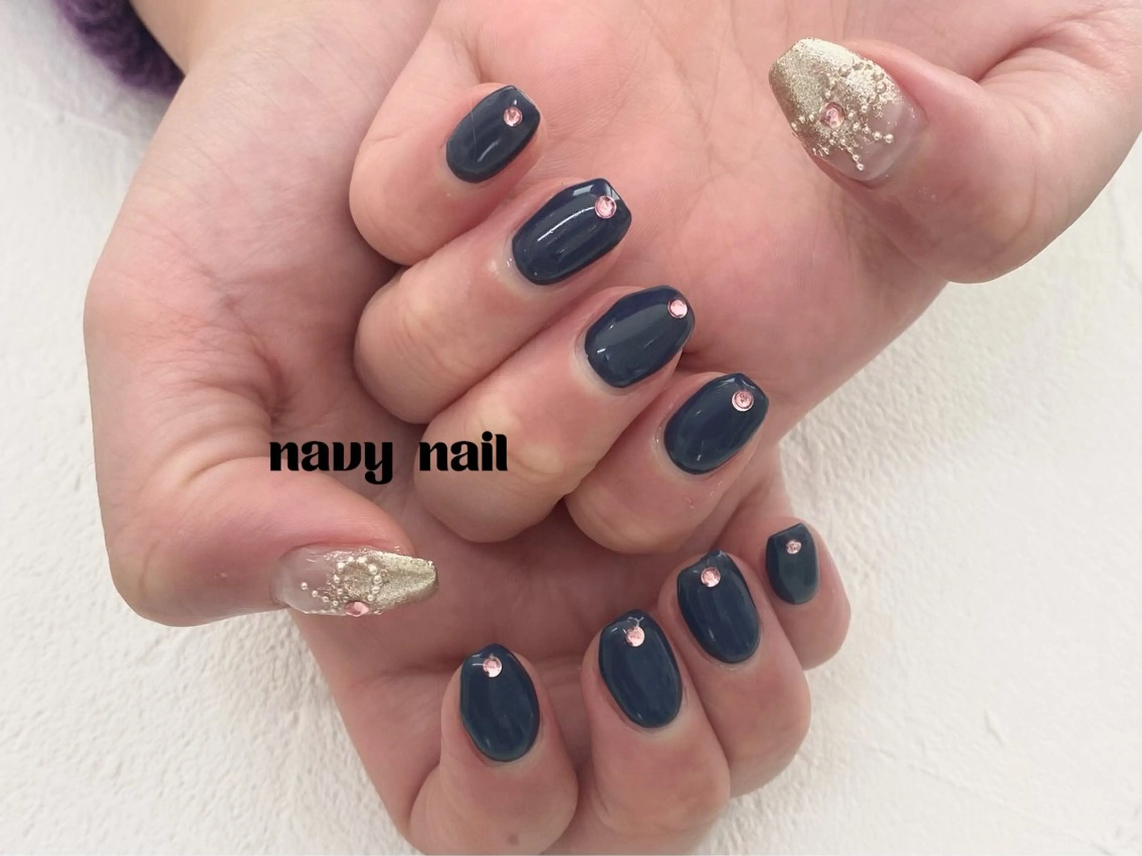 ネイル 持ち込み シンプルネイル greedy 東山店 田之上のネイルデザイン