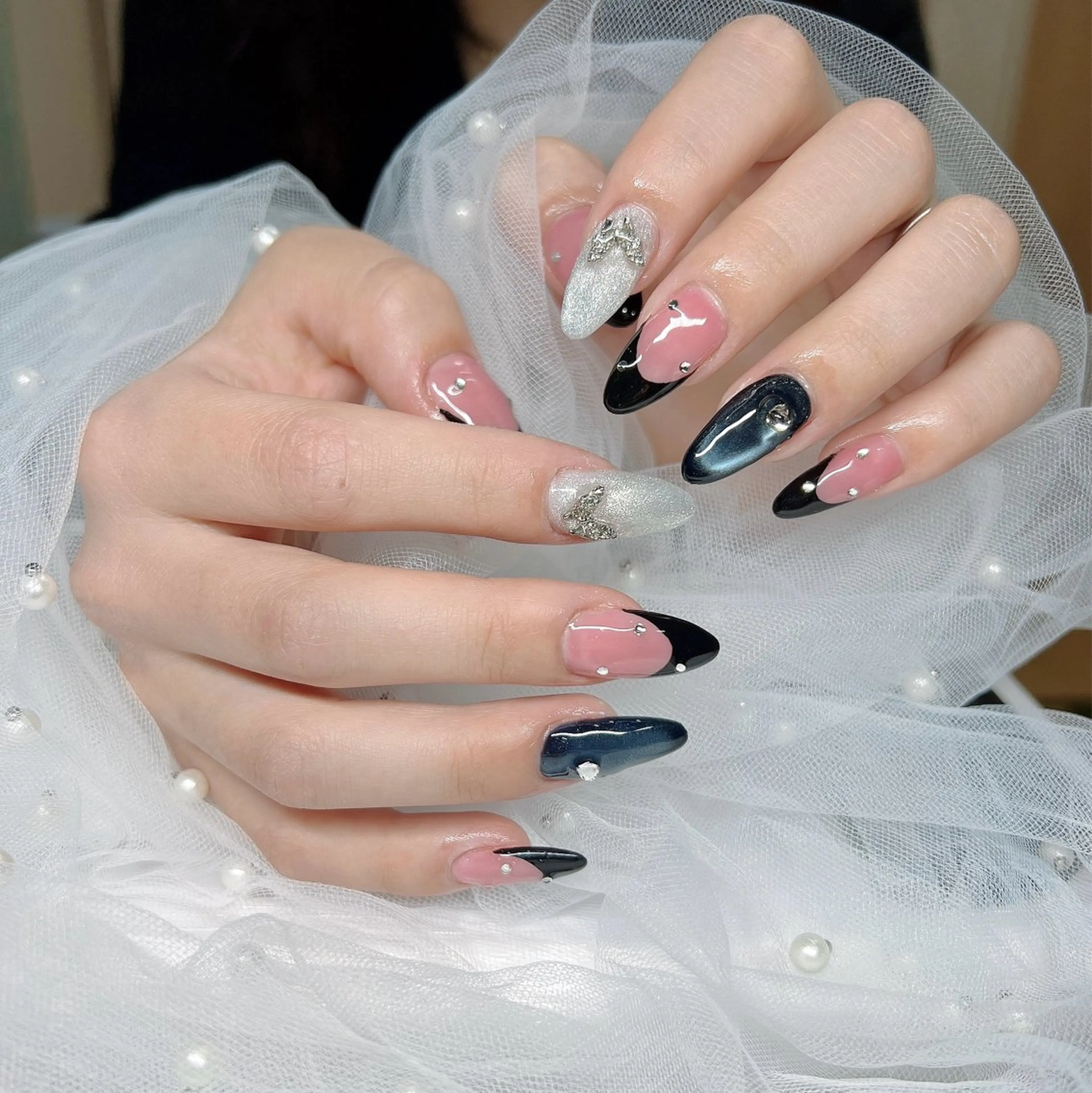 ケア＋チップ+マグネット2本＋フレンチ４本+色3本+パーシの写真