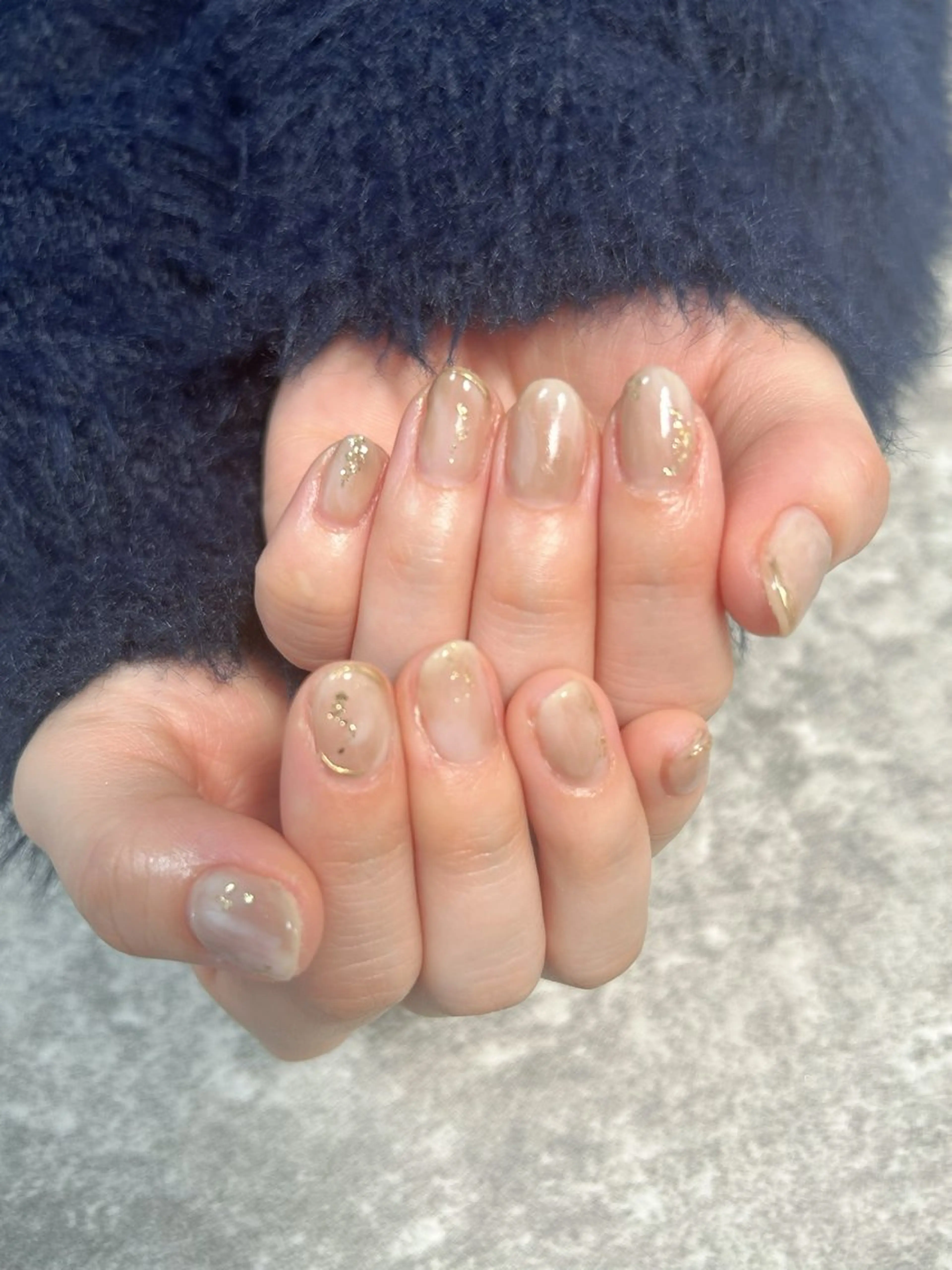 ネイル ブラウン ニュアンスネイル cee. ckikakoのネイルデザイン