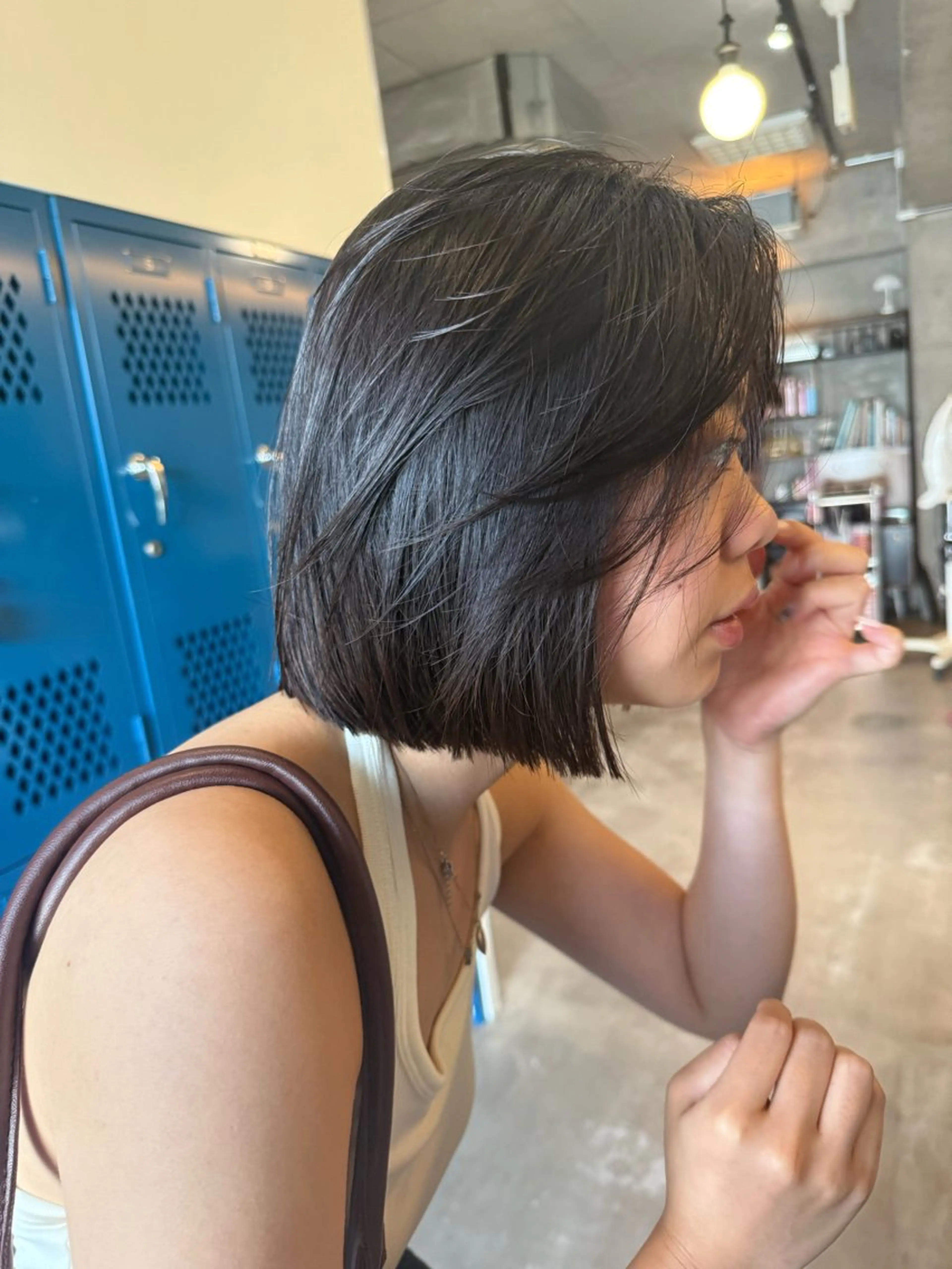 ショート ボブ 髪質改善 トリートメント カット トリートメント レイヤーカット\ウル フ　chinatsuのヘアスタイル