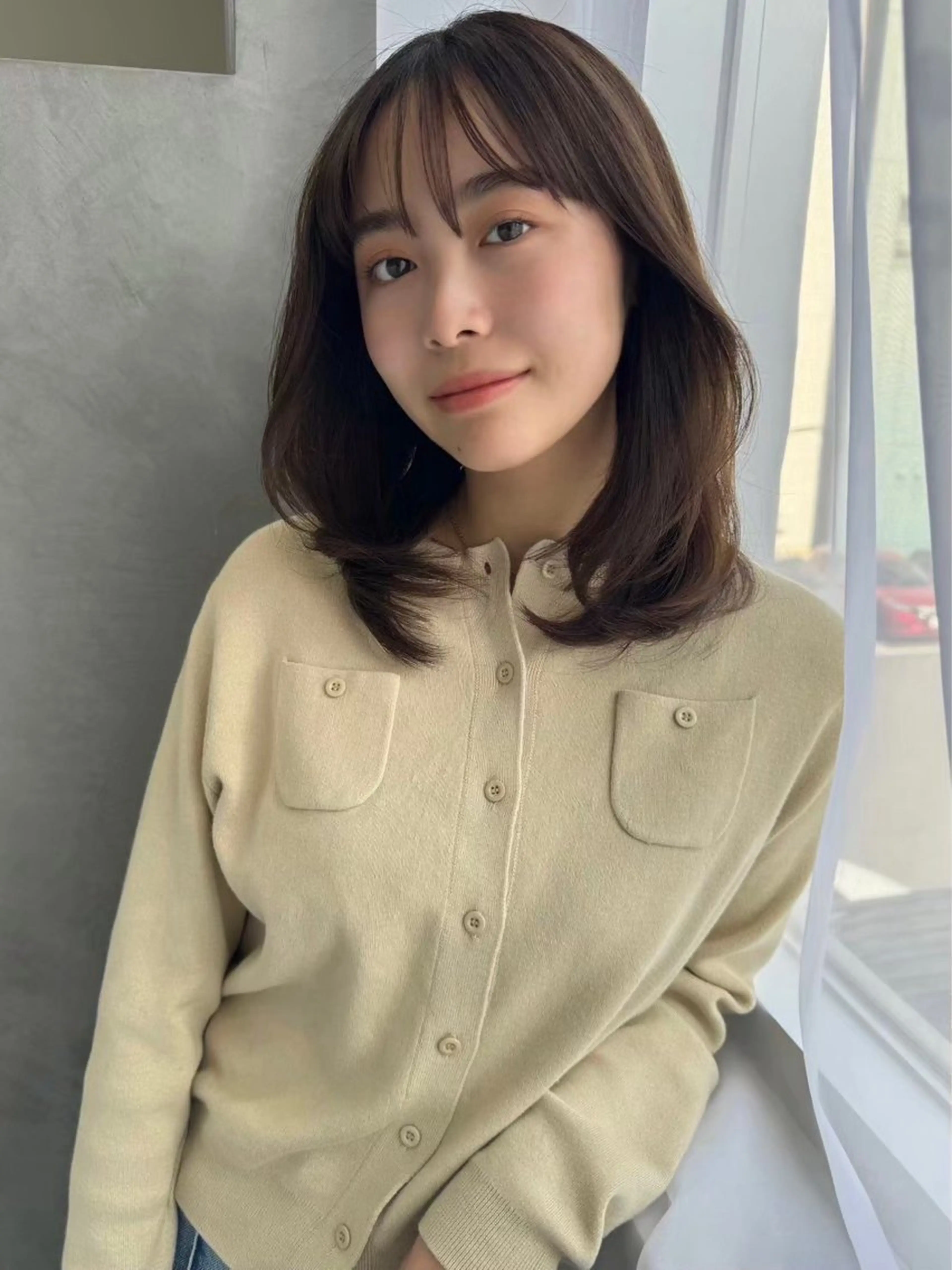 ミディアム SOYON 岡山店所属・SOYON岡山/ 店長/NAOKIのヘアスタイル