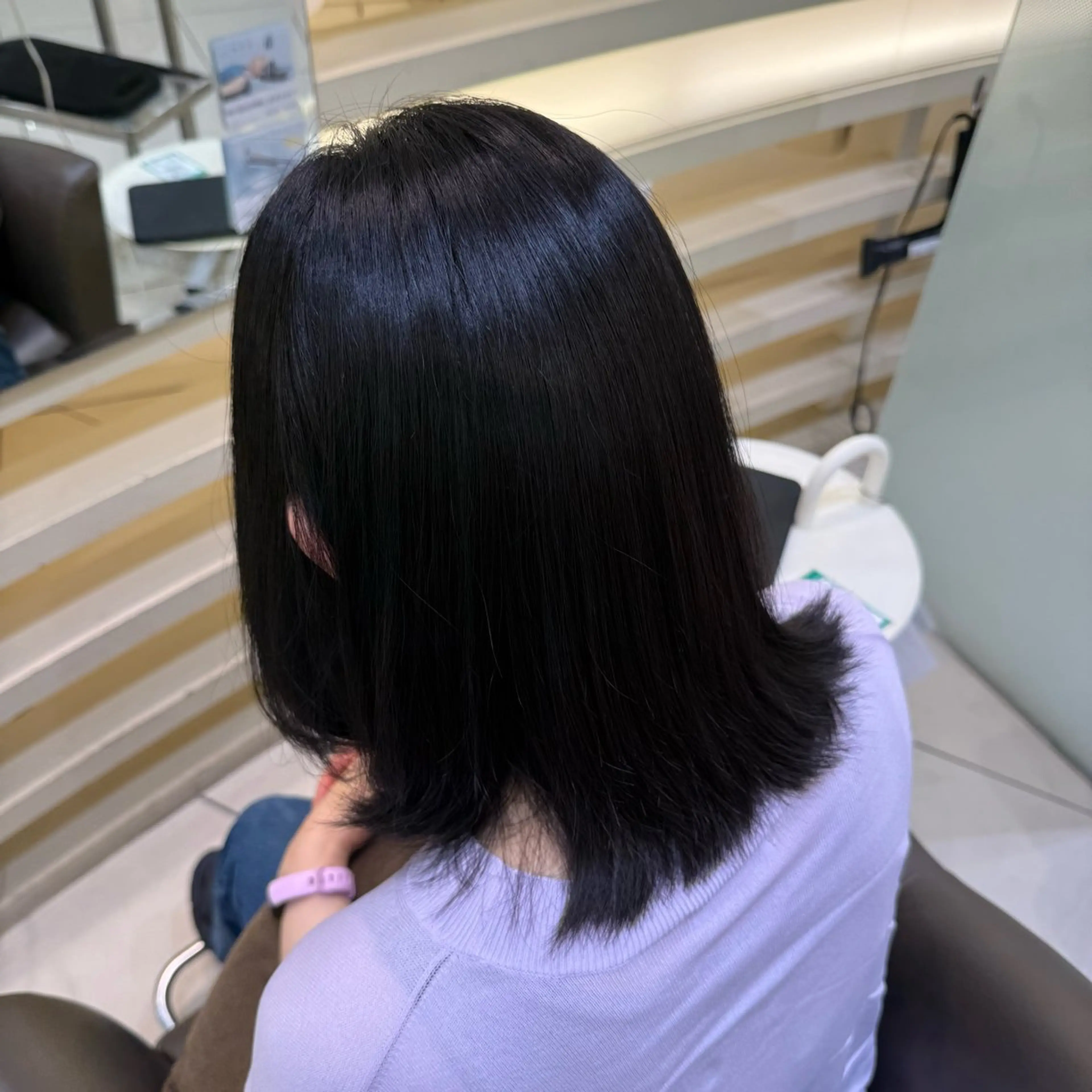 ロング トリートメント ブリーチ 縮毛/あすか🐯のヘアスタイル