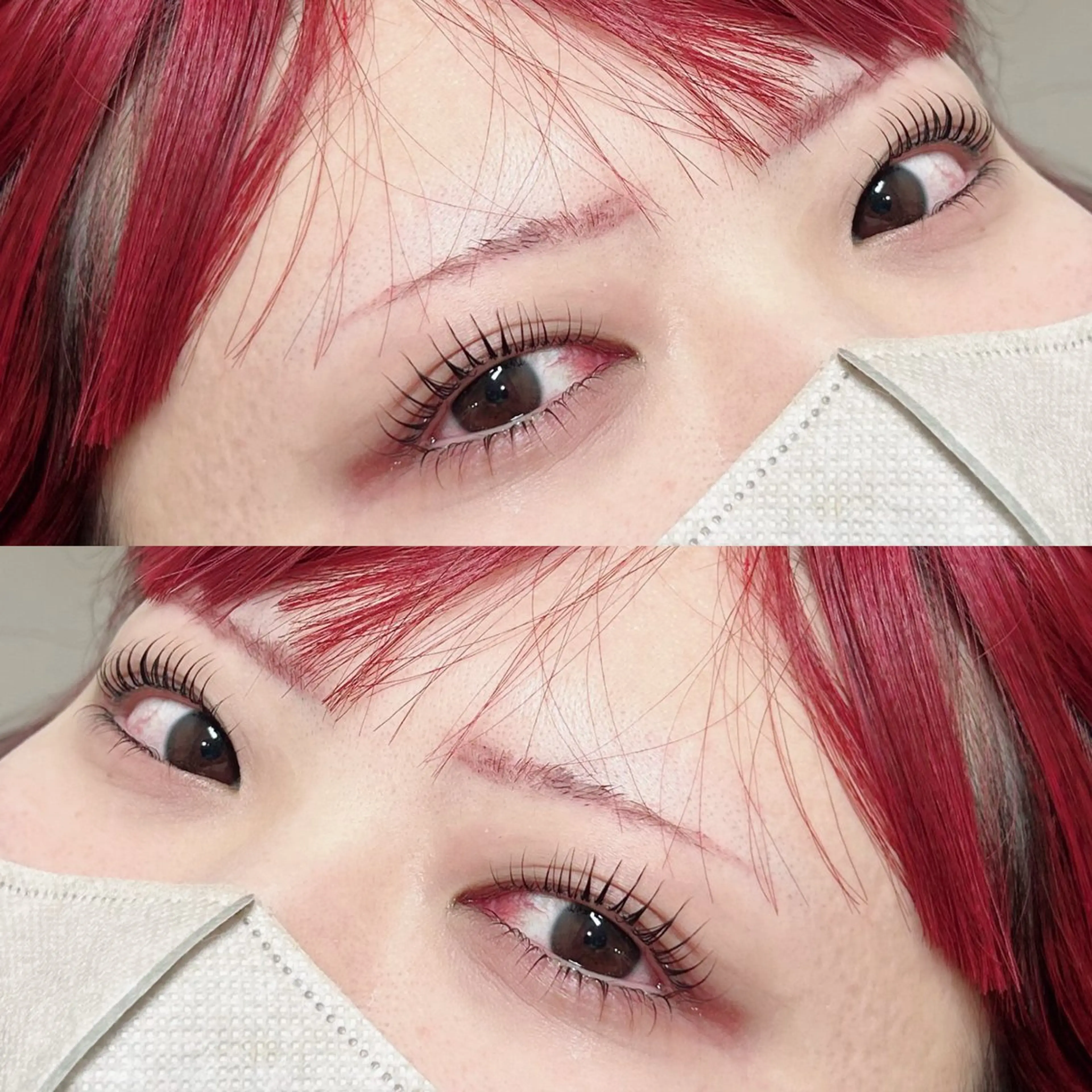 ❤︎上パーマ下パリジェンヌの写真