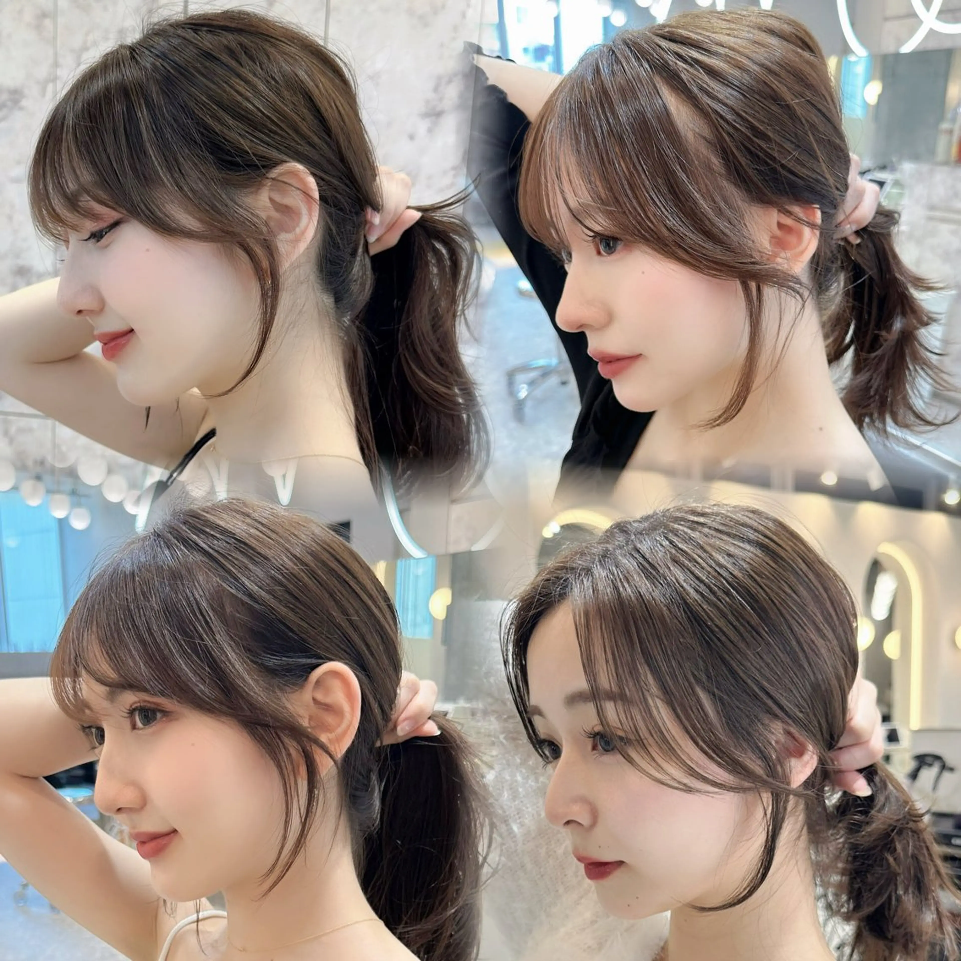 セミロング カラー カット ヘアカラー トリートメント 新宿/韓国風レイヤー 髪質改善/渋谷直樹のヘアスタイル