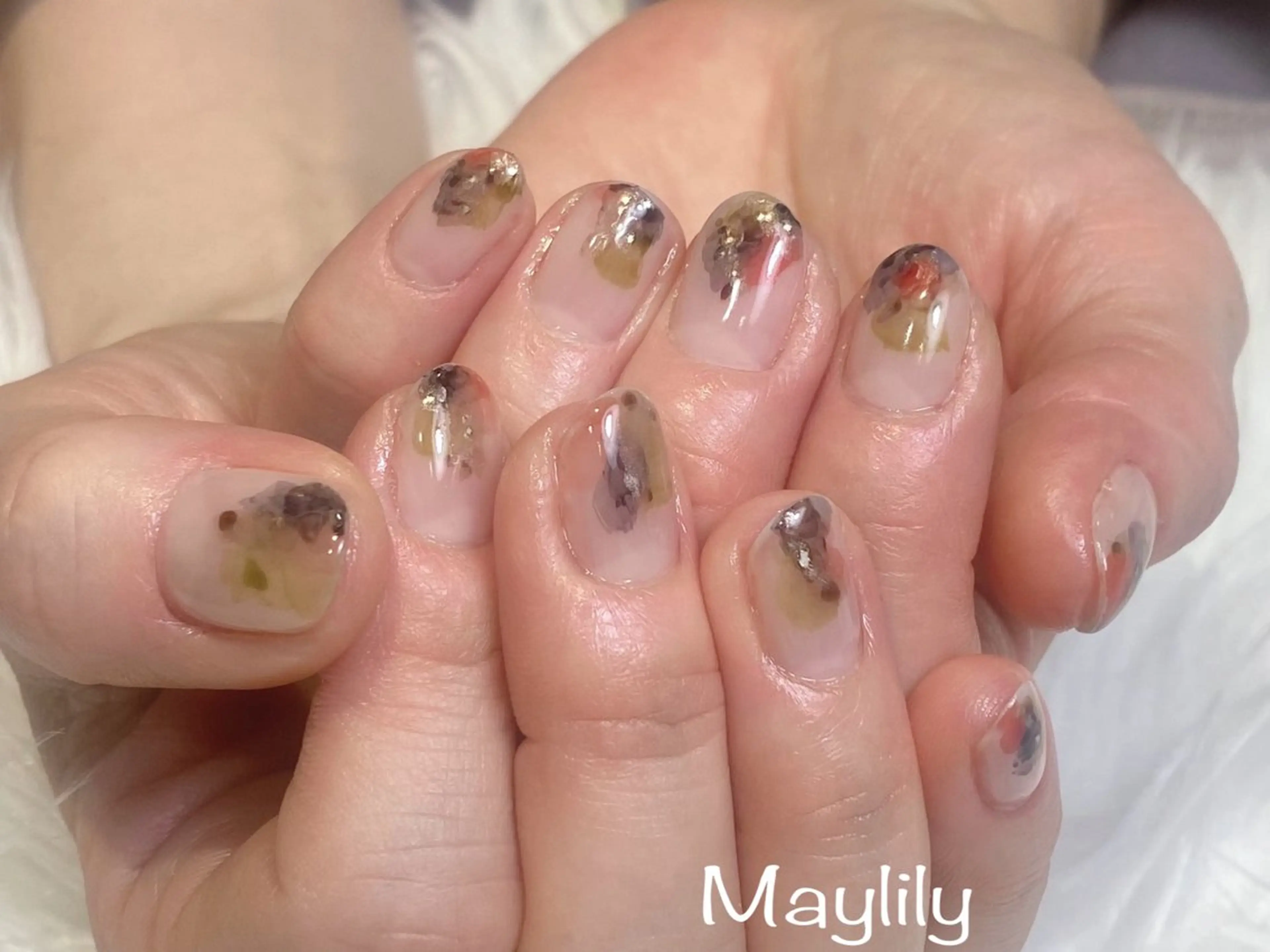 ネイル アートネイル ハンドネイル Nail salon Maylily所属・Nail salon Maylilyのネイルデザイン