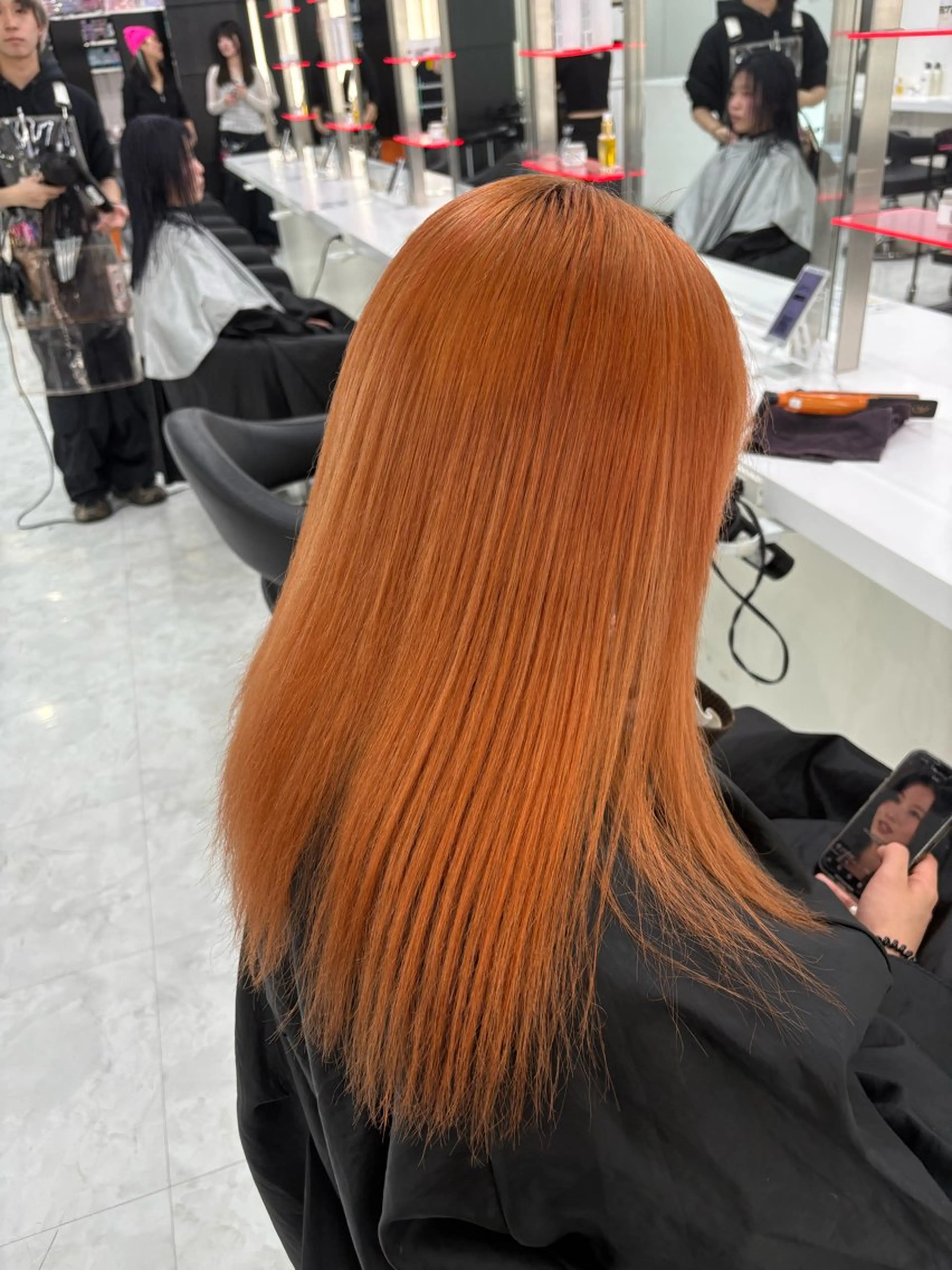 セミロング カラー ヘアカラー トリートメント ヘアセット 渋谷指名1位💖 カラーの達人❣️のヘアスタイル