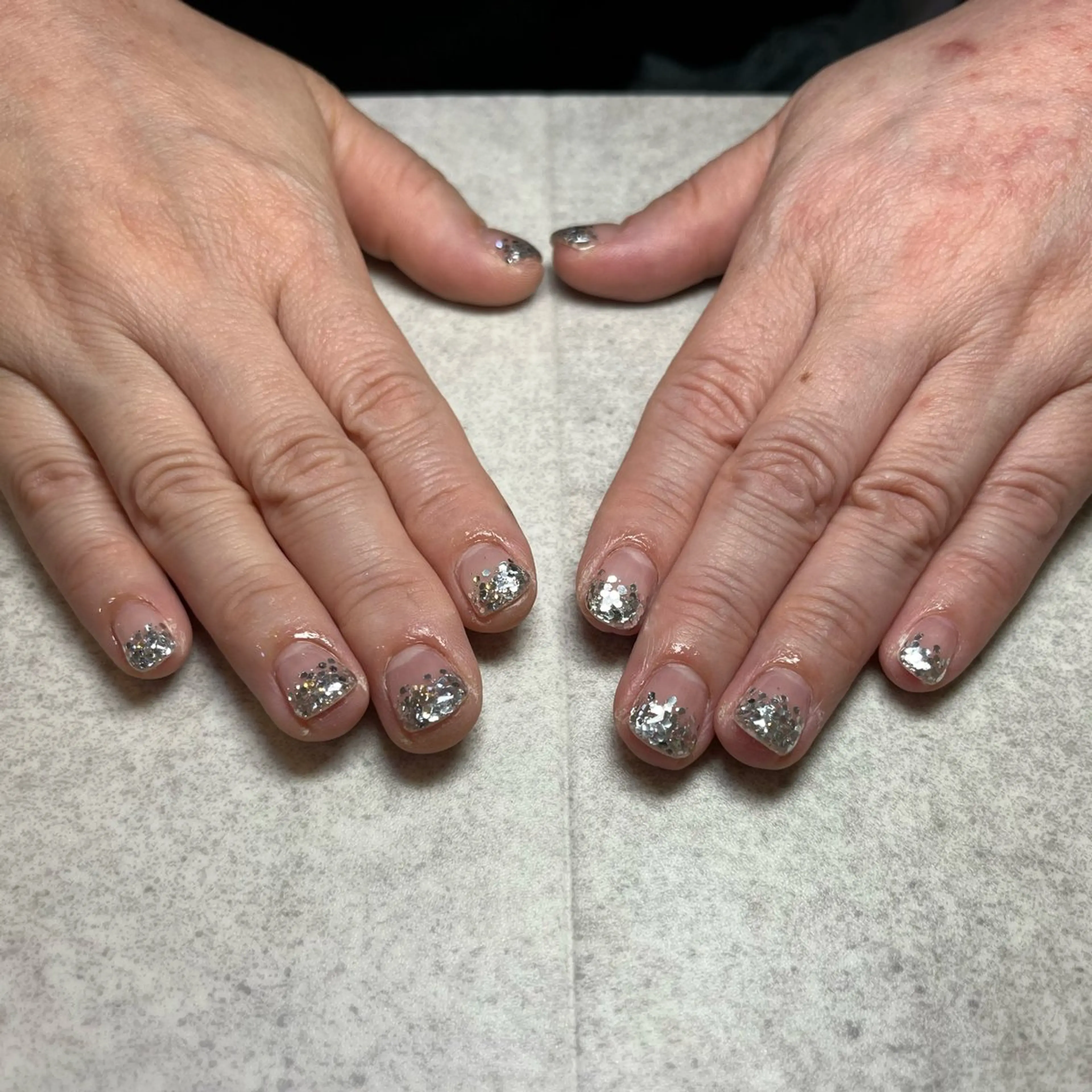 ネイル ラメ(グリッター) ラメグラデーション 🌻Sunrich Fuka🌻のネイルデザイン