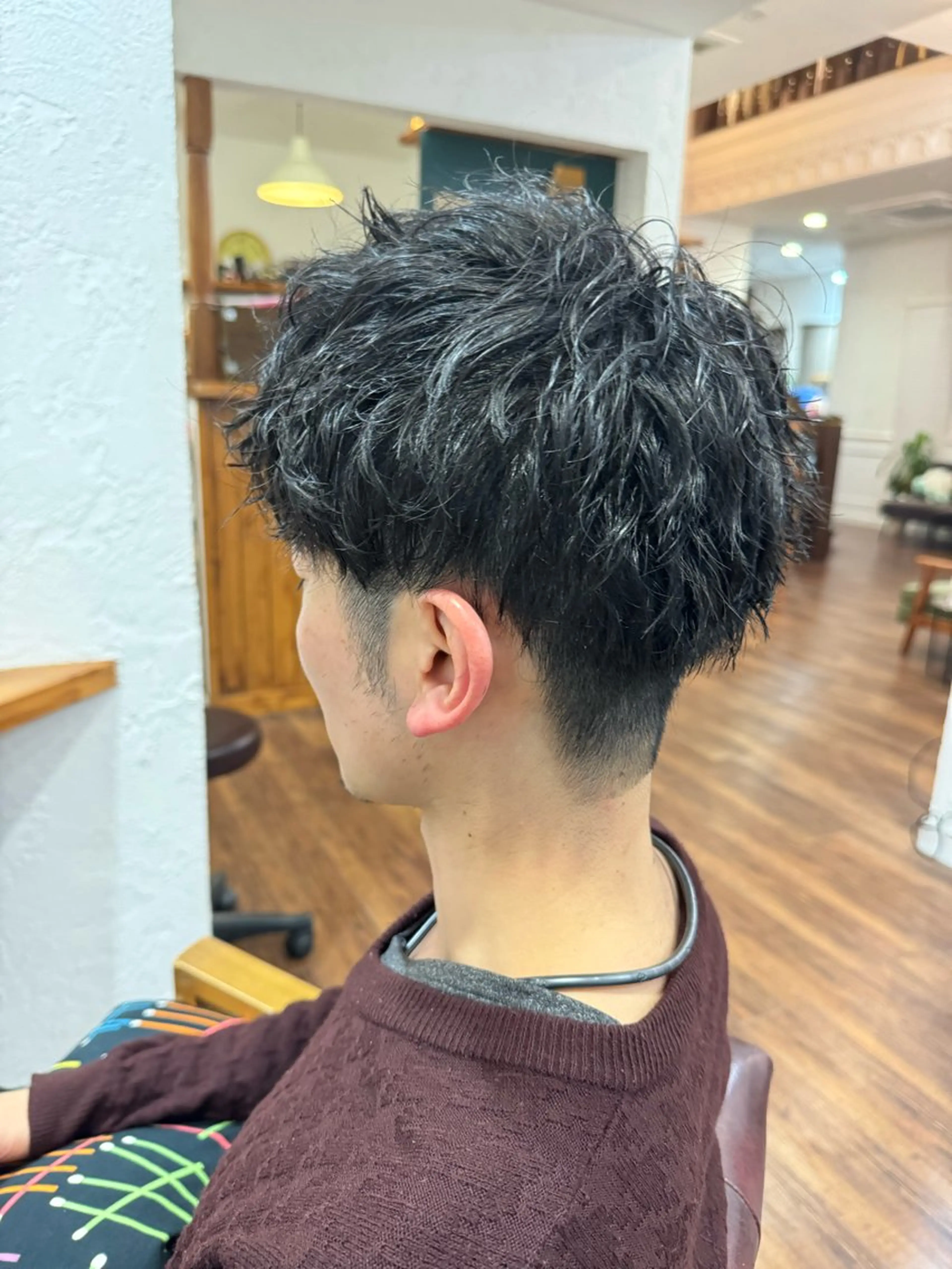 パーマ メンズ 正田 美帆のヘアスタイル