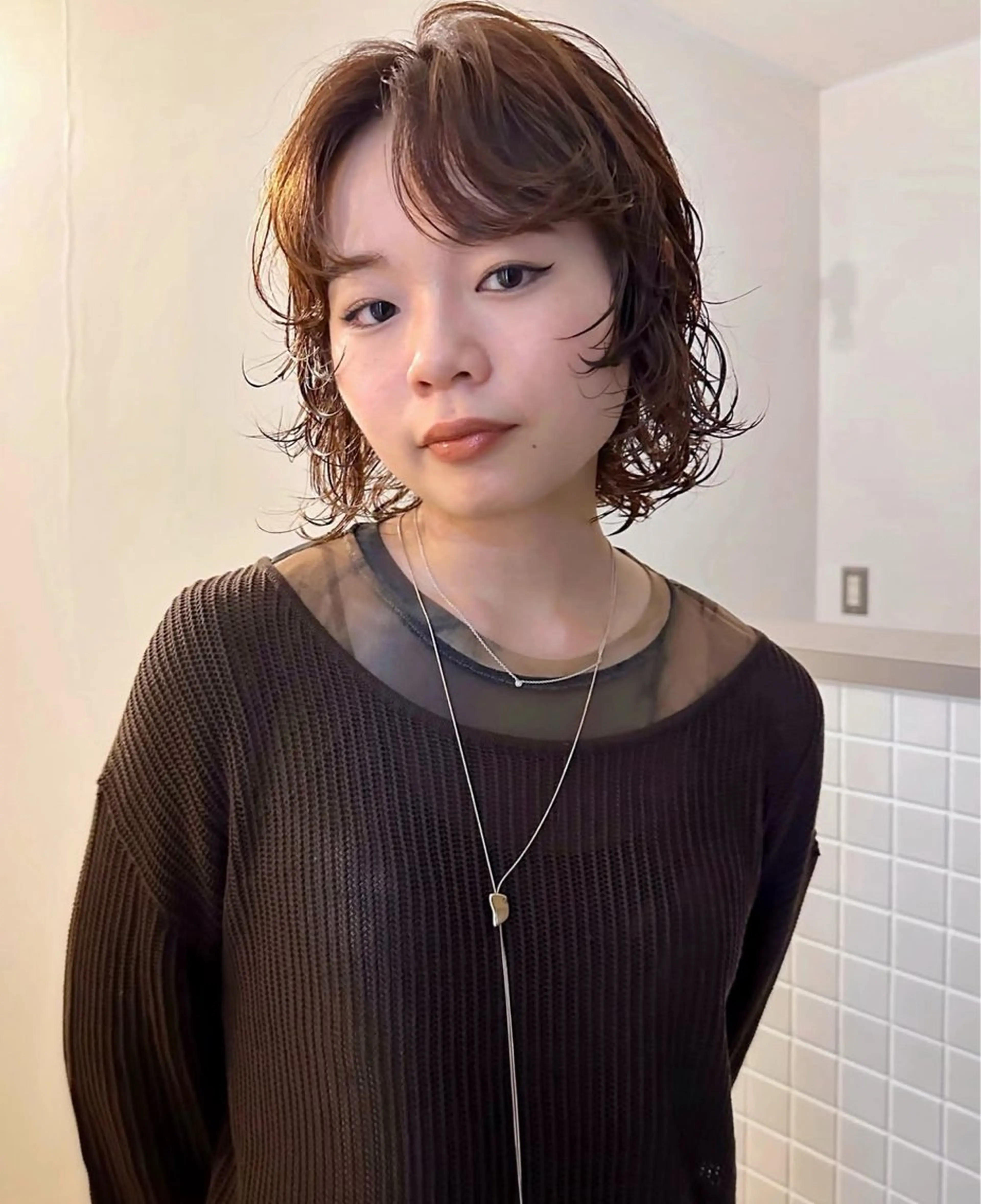 【2回目クーポン】カット+ナノスチームパーマ+ナノスチームカラー+トリートメントの写真