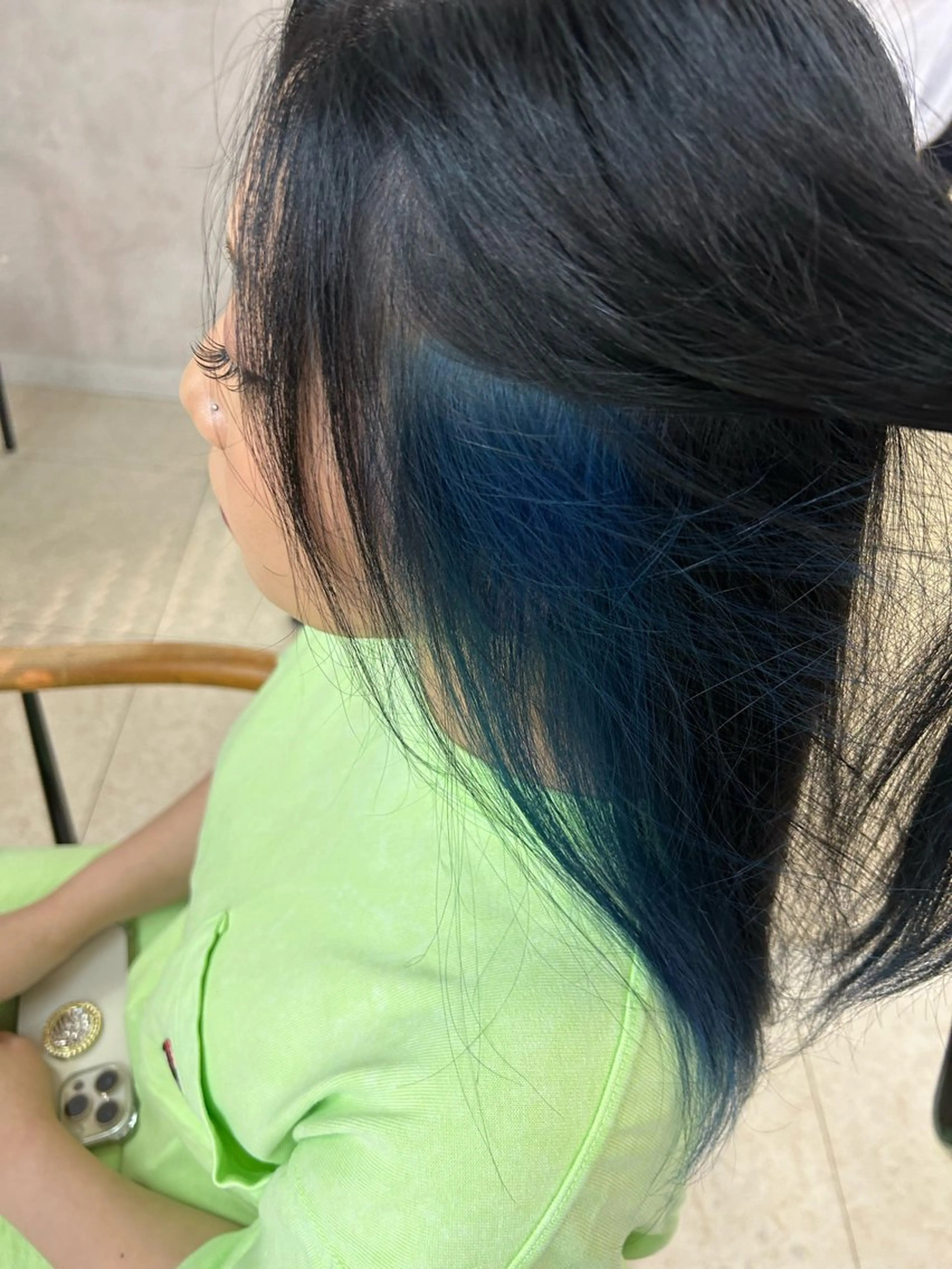 ロング 束感まつ毛／艶カラー おがたゆうか🎀‎のマツエク・マツパデザイン