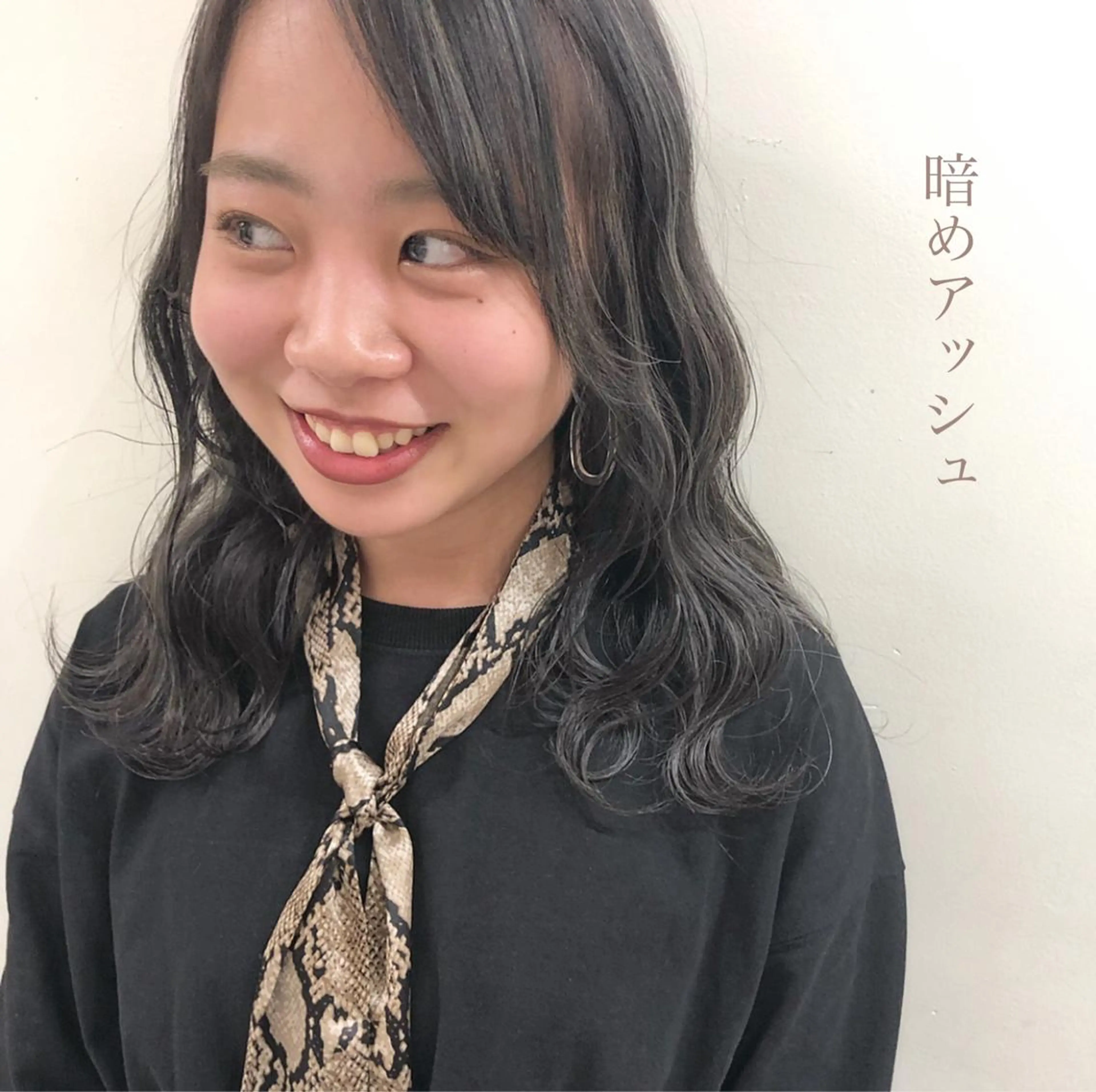 セミロング カラー ボブ/パーマ 古家 佑真のヘアスタイル