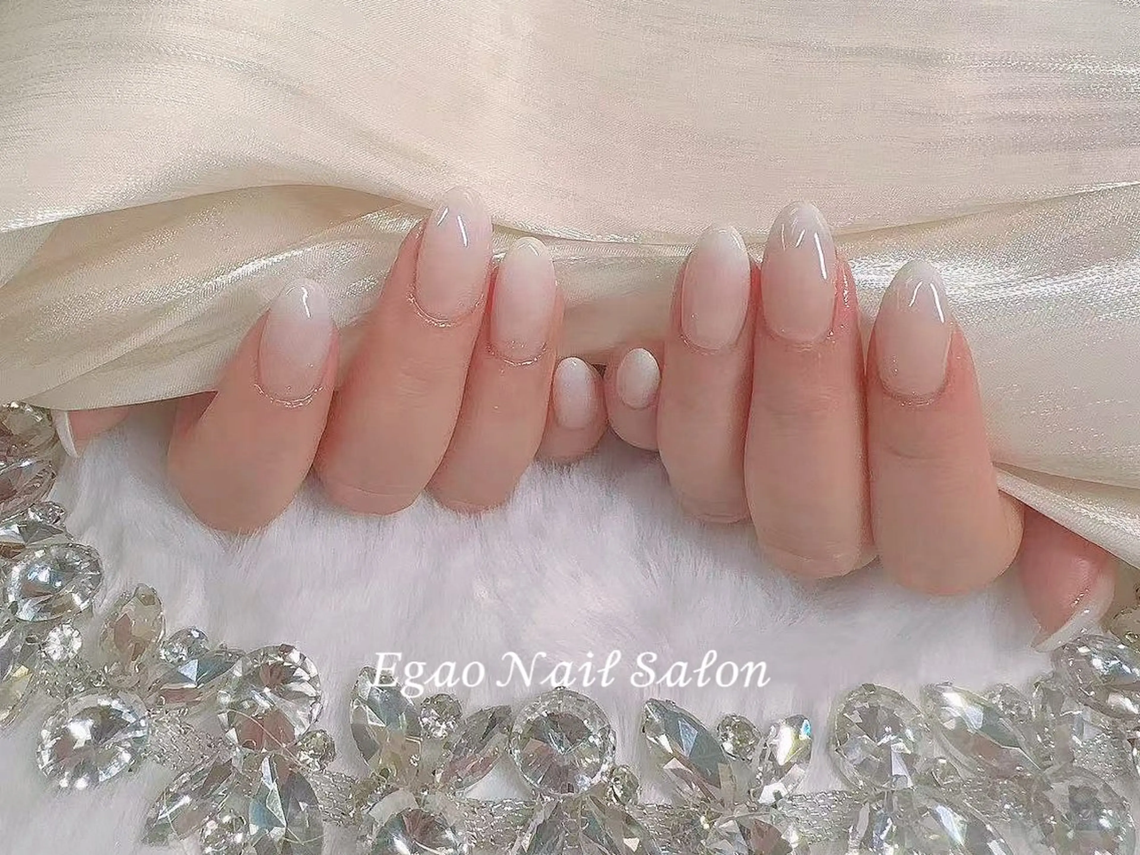 ネイル アートネイル フットネイル フレンチネイル ジェルネイル 持ち込み ハンドネイル Egao Nail Salonのネイルデザイン