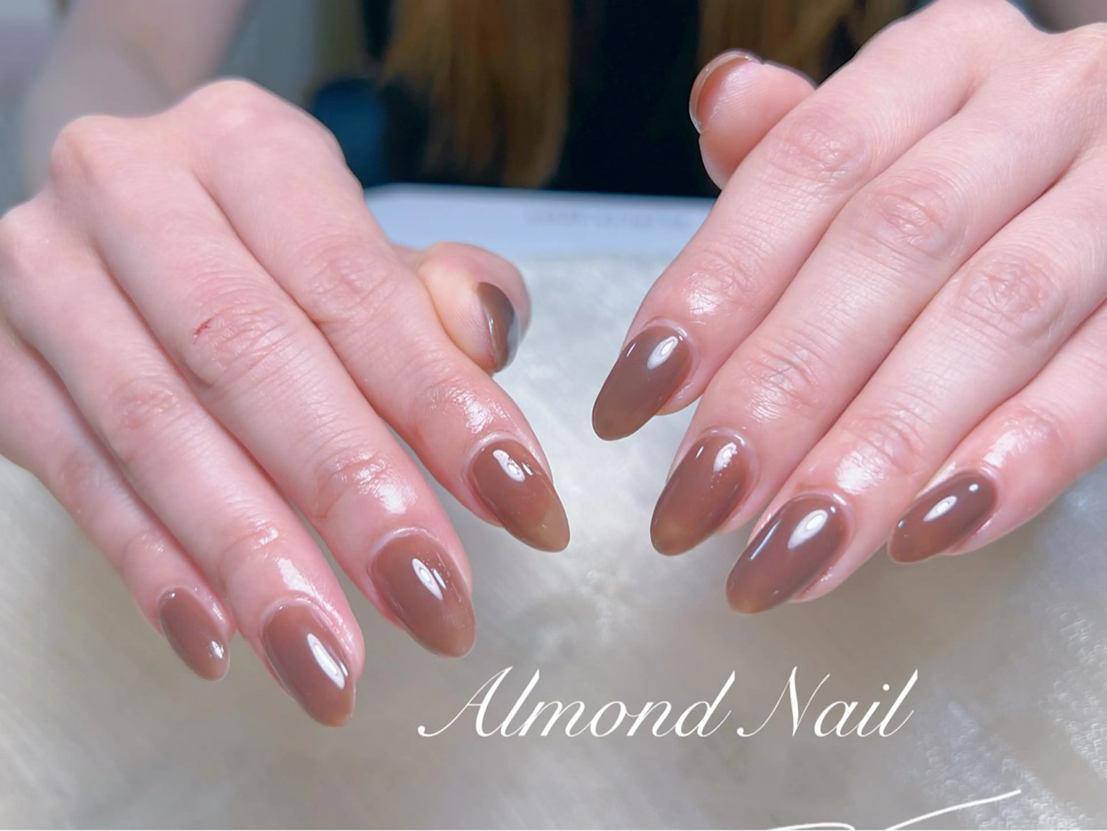 ネイル ハンドネイル Almond Nail 亀戸のネイルデザイン