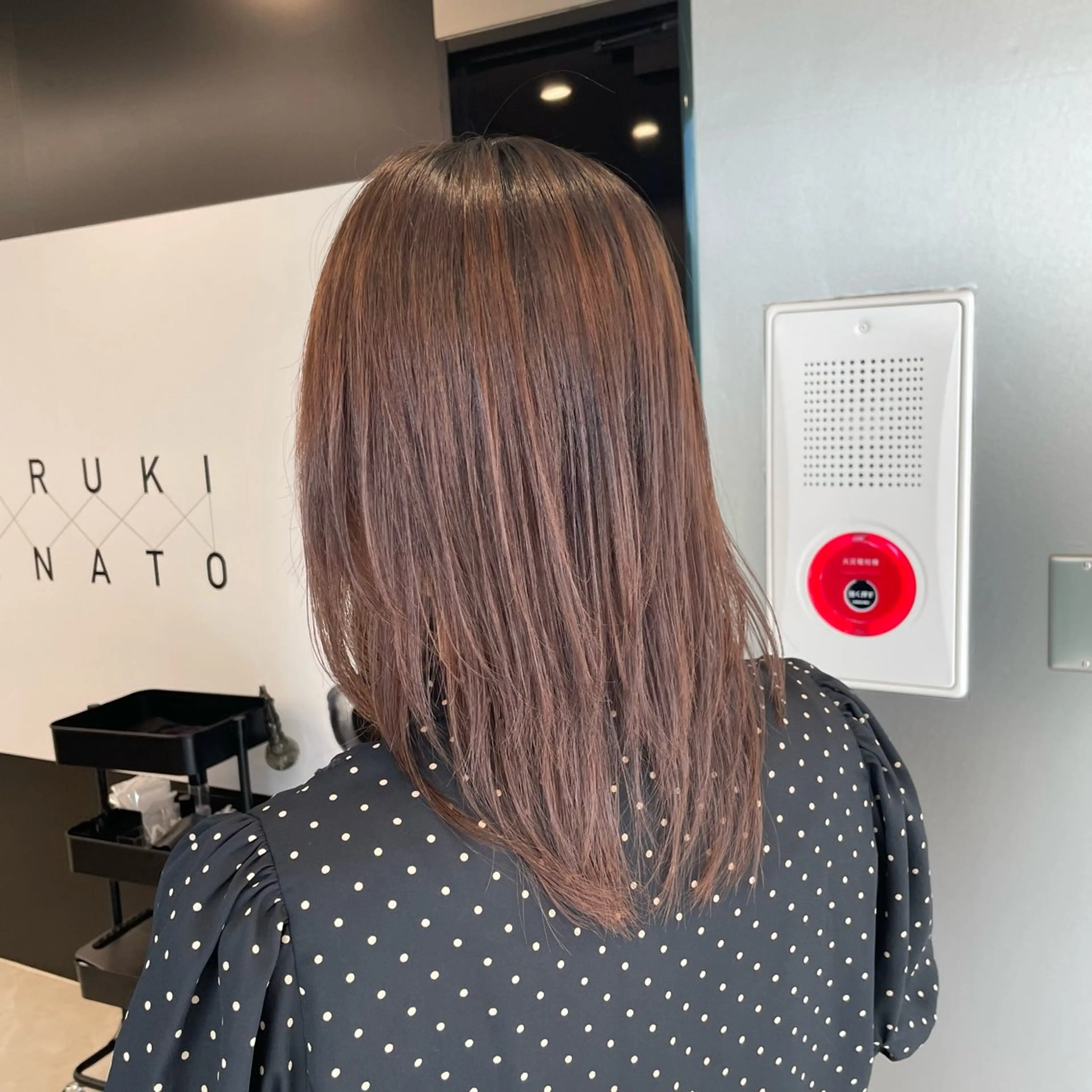 ミディアム 縮毛矯正 HARUKI MINATO Japan SENDAI所属・🌈【透明感・韓国 ヘア】がっきー🌈のヘアスタイル