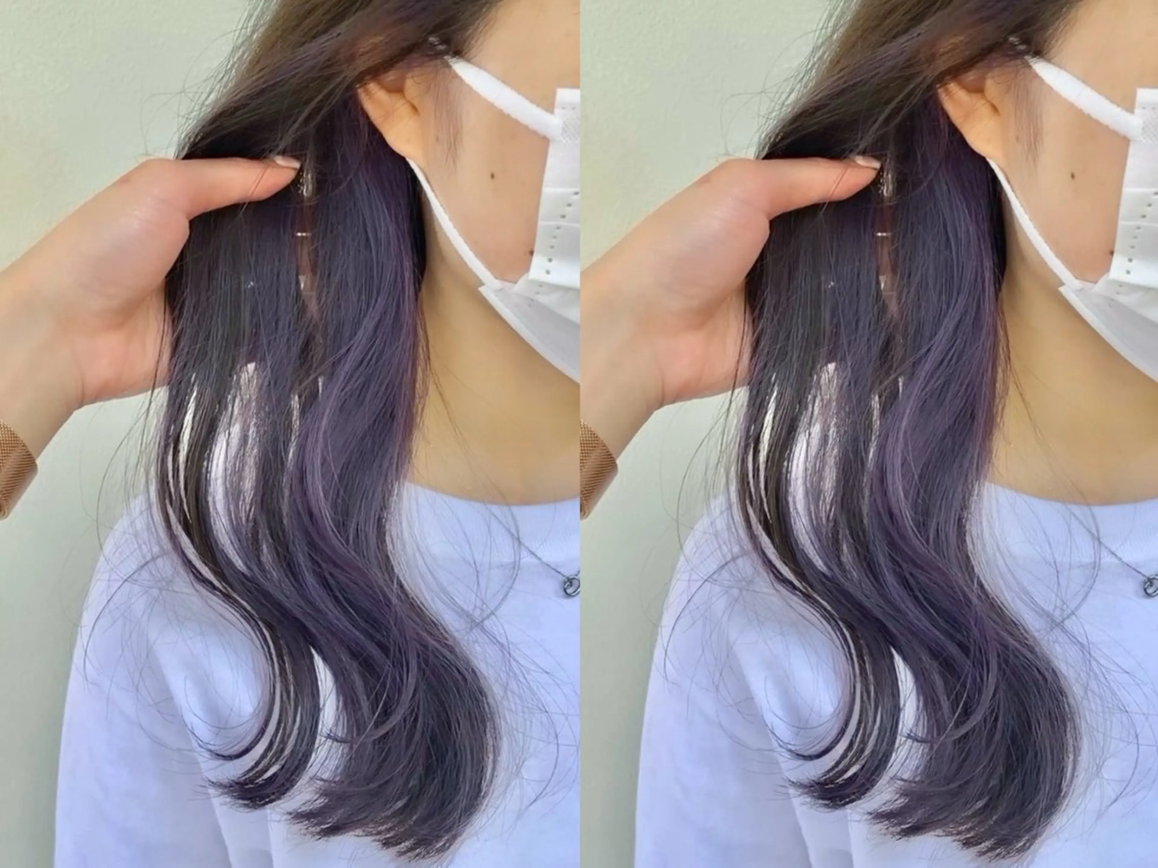 セミロング カラー ヘアカラー 艶カラー/耳つぼ/ 渡辺奈緒のその他イメージ