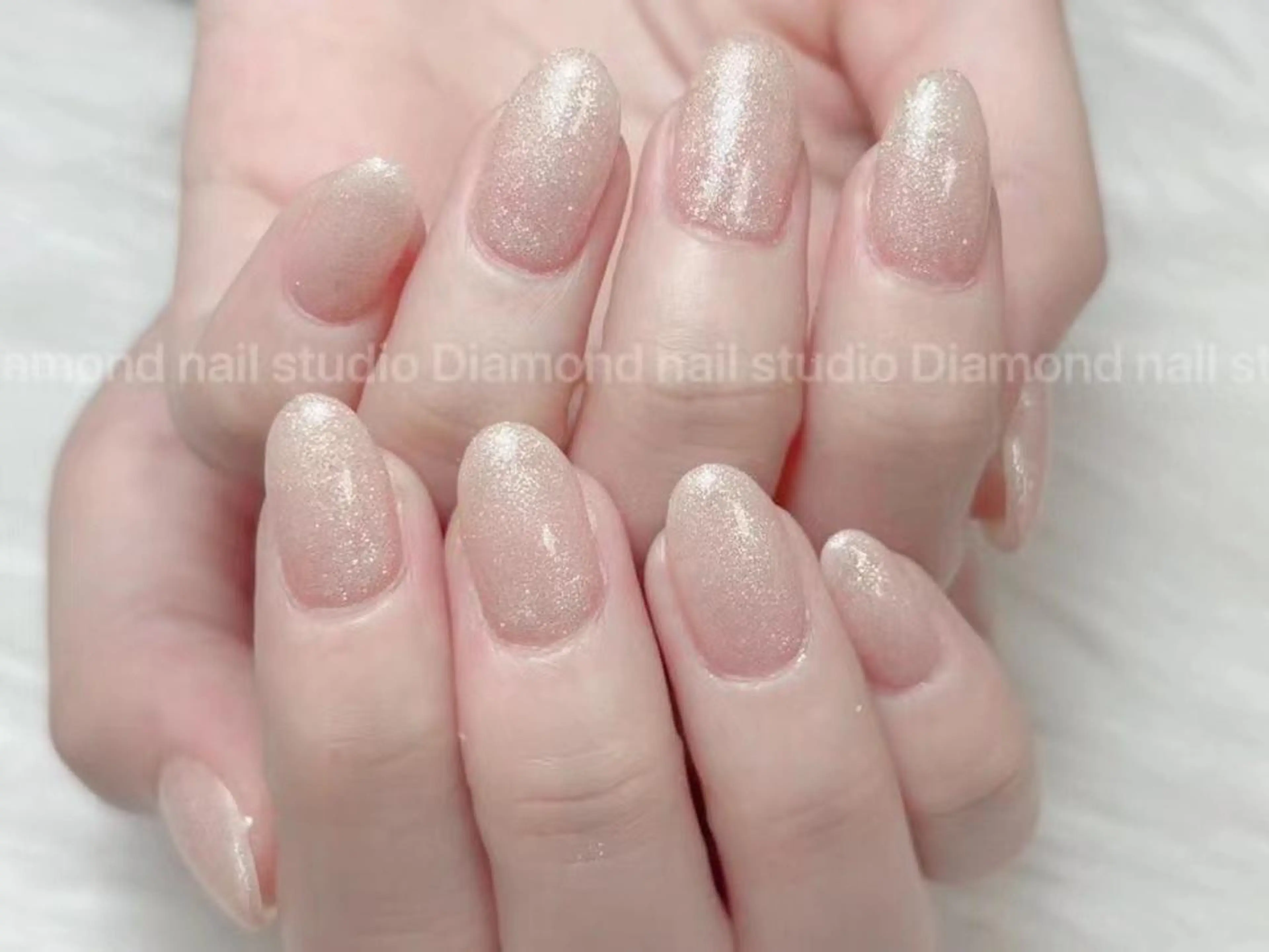 ショート ハンドネイル DIAMOND 💦のネイルデザイン