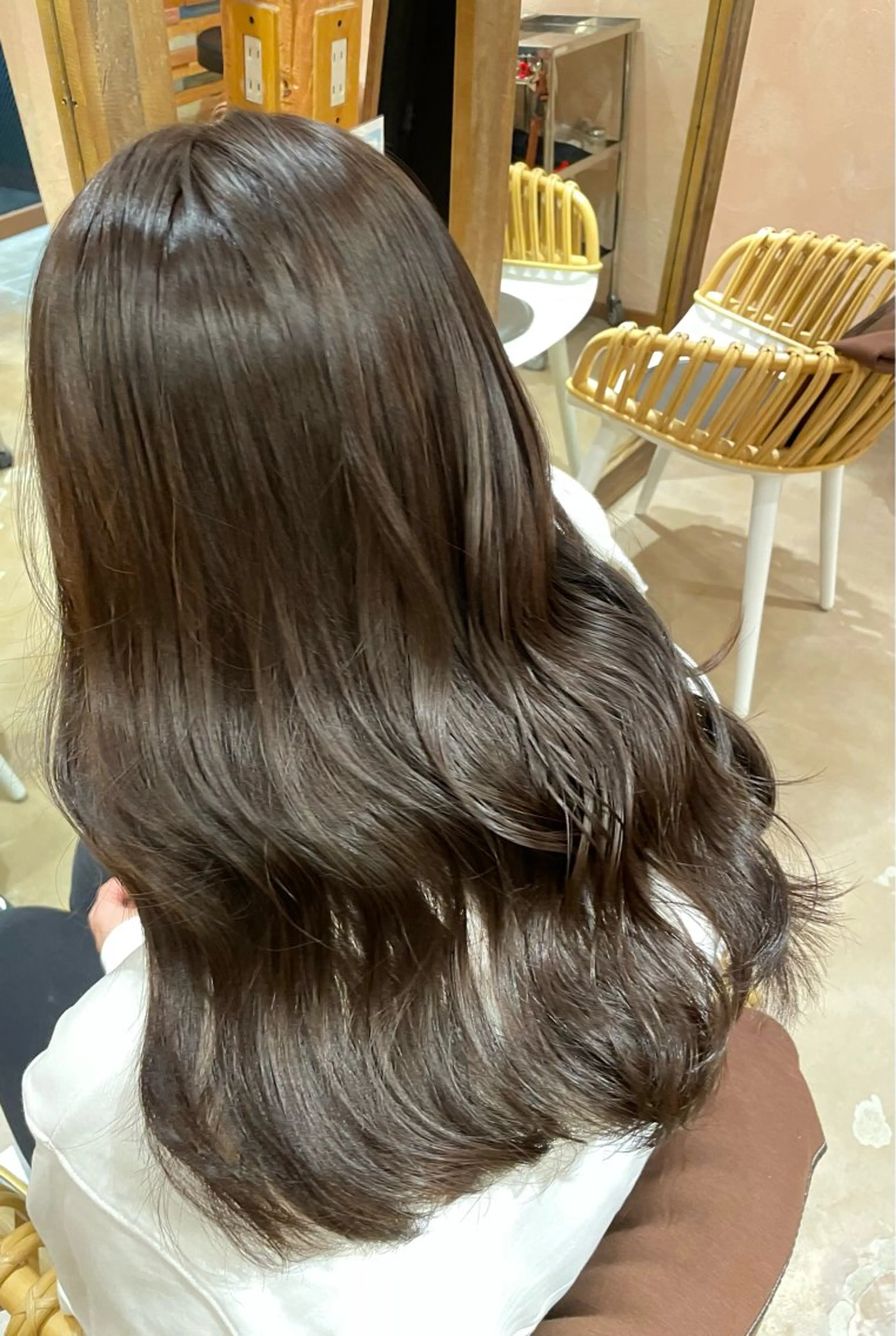 【💚人気 NO.1透明感カラー】オリーブベージュ＋ 2stepトリートメントの写真