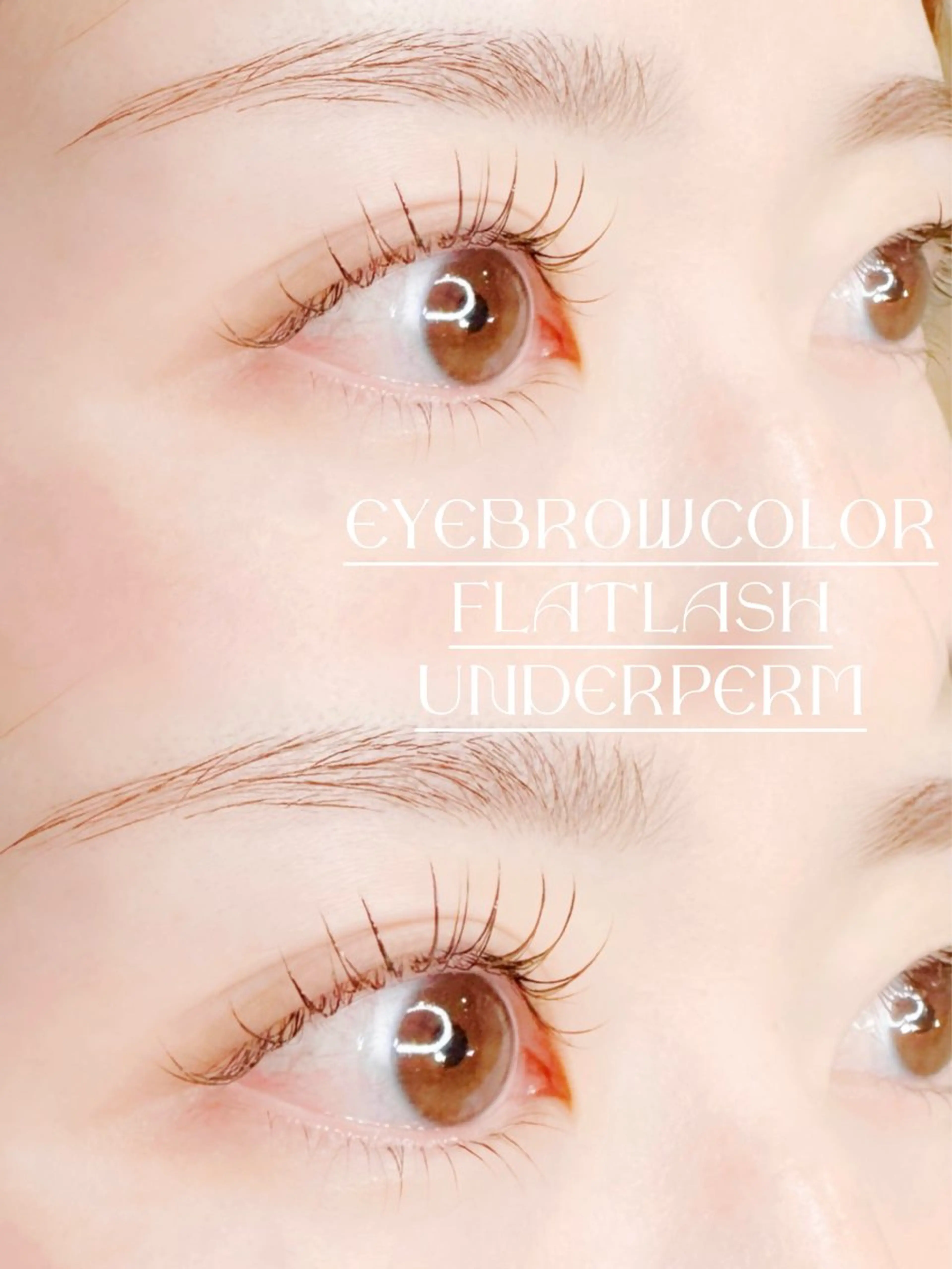 マツエク・マツパ フラットラッシュ ～petiteCoco～eye&eyebrowStudio所属・petiteCoco /長野 麗衣奈のマツエク・マツパデザイン