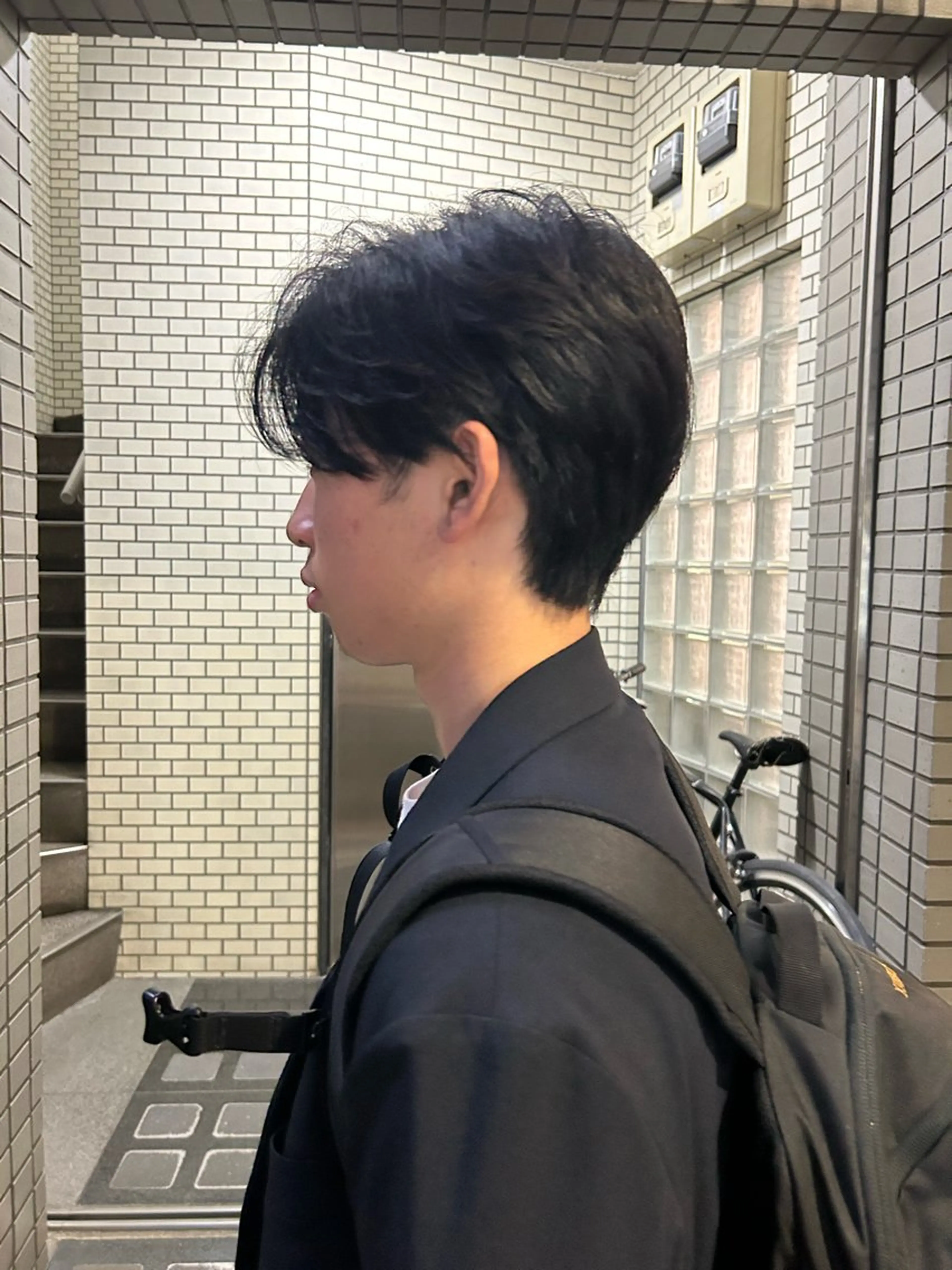 メンズ センターパート 刈り上げ カウチ池袋所属・kauti佐々木絢 ショートカット募集中のヘアスタイル