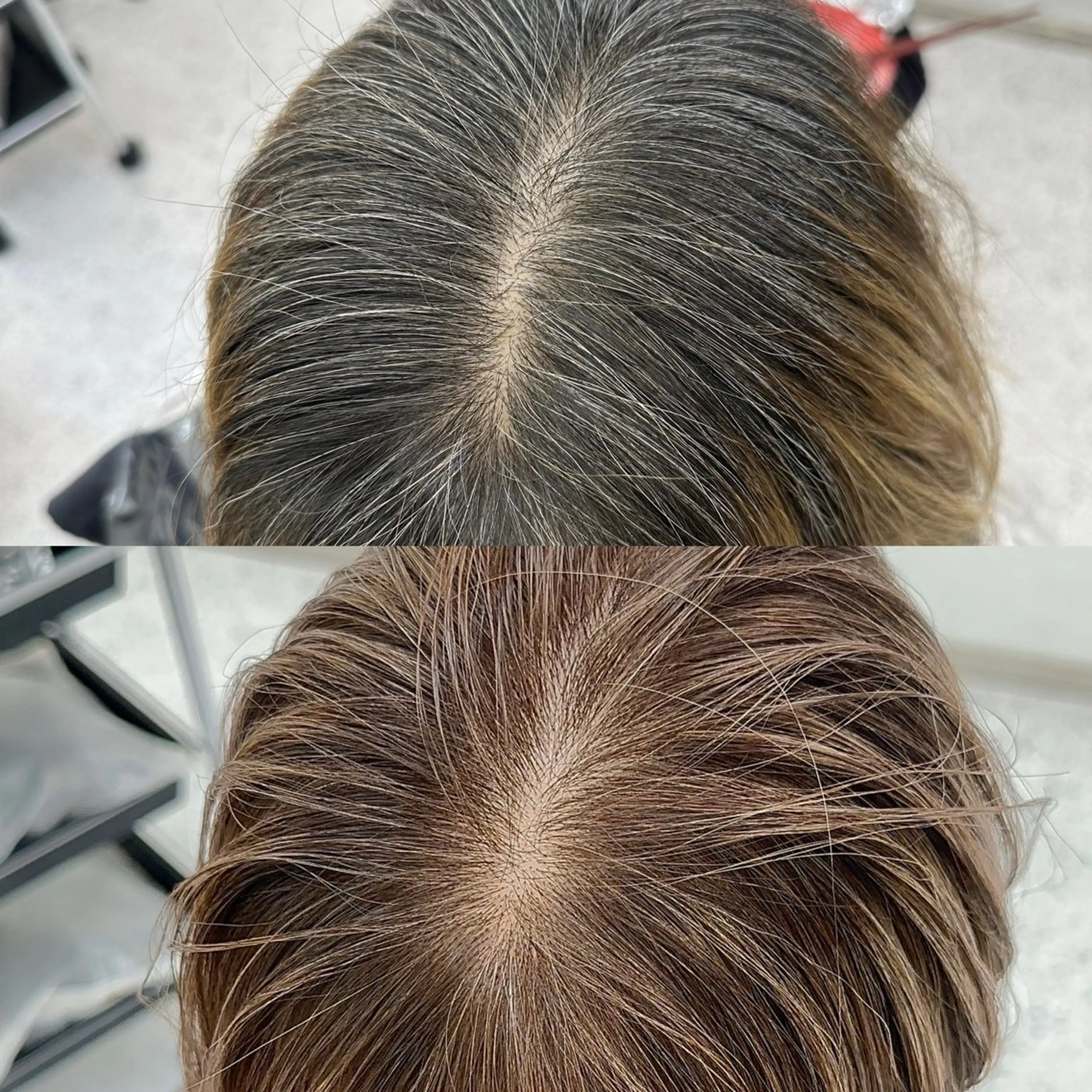 ミディアム カラー ヘアアレンジ カット ヘアカラー トリートメント 久米 治仁のヘアスタイル