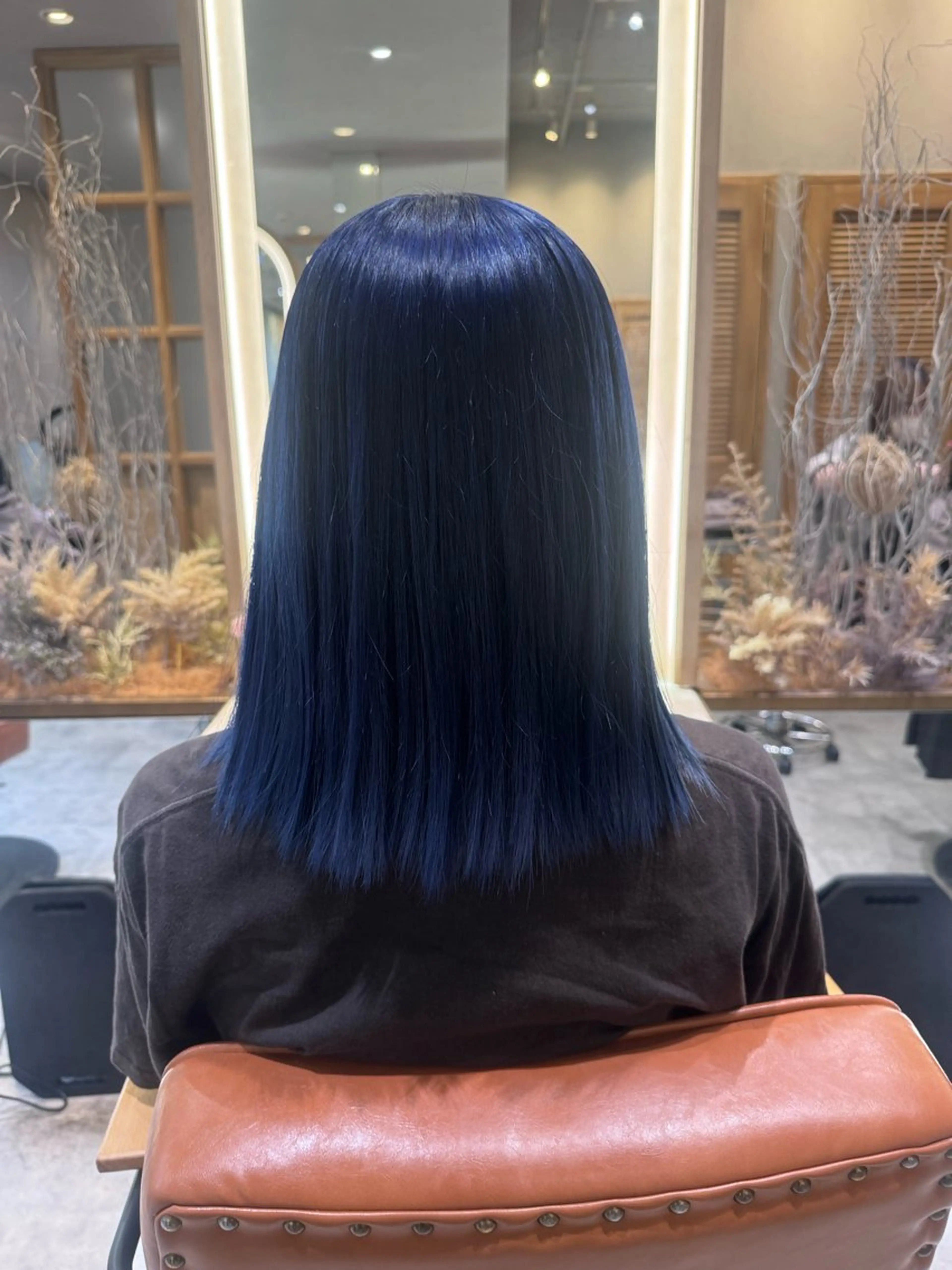 ミディアム カラー ブリーチ ブルーカラー olelo所属・☁️olelo国立 ☁️Minoriのヘアスタイル