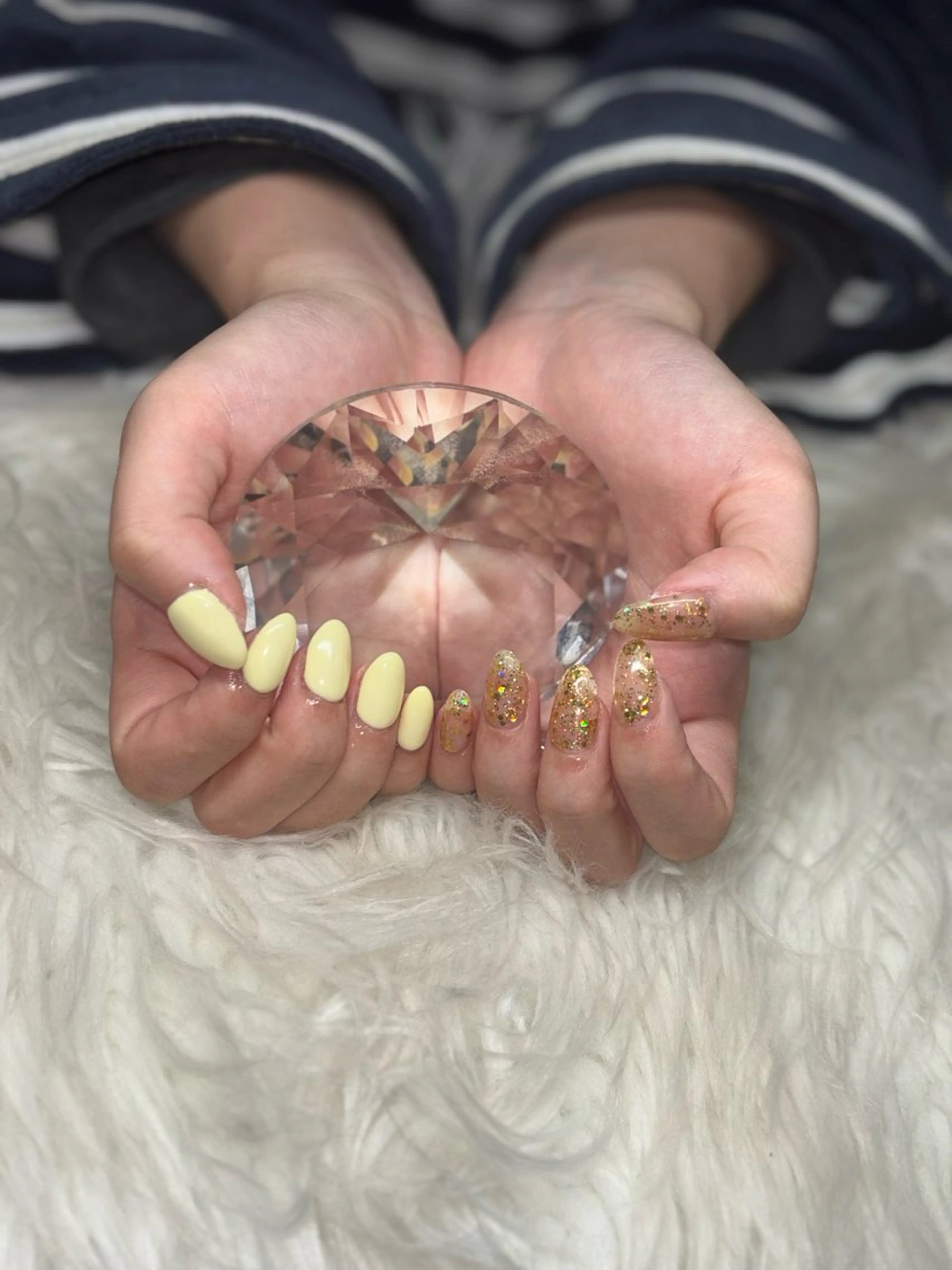 ネイル ラメ(グリッター) ラメグラデーション ワンカラーネイル ♛︎BARON♛︎ MASHIROのネイルデザイン