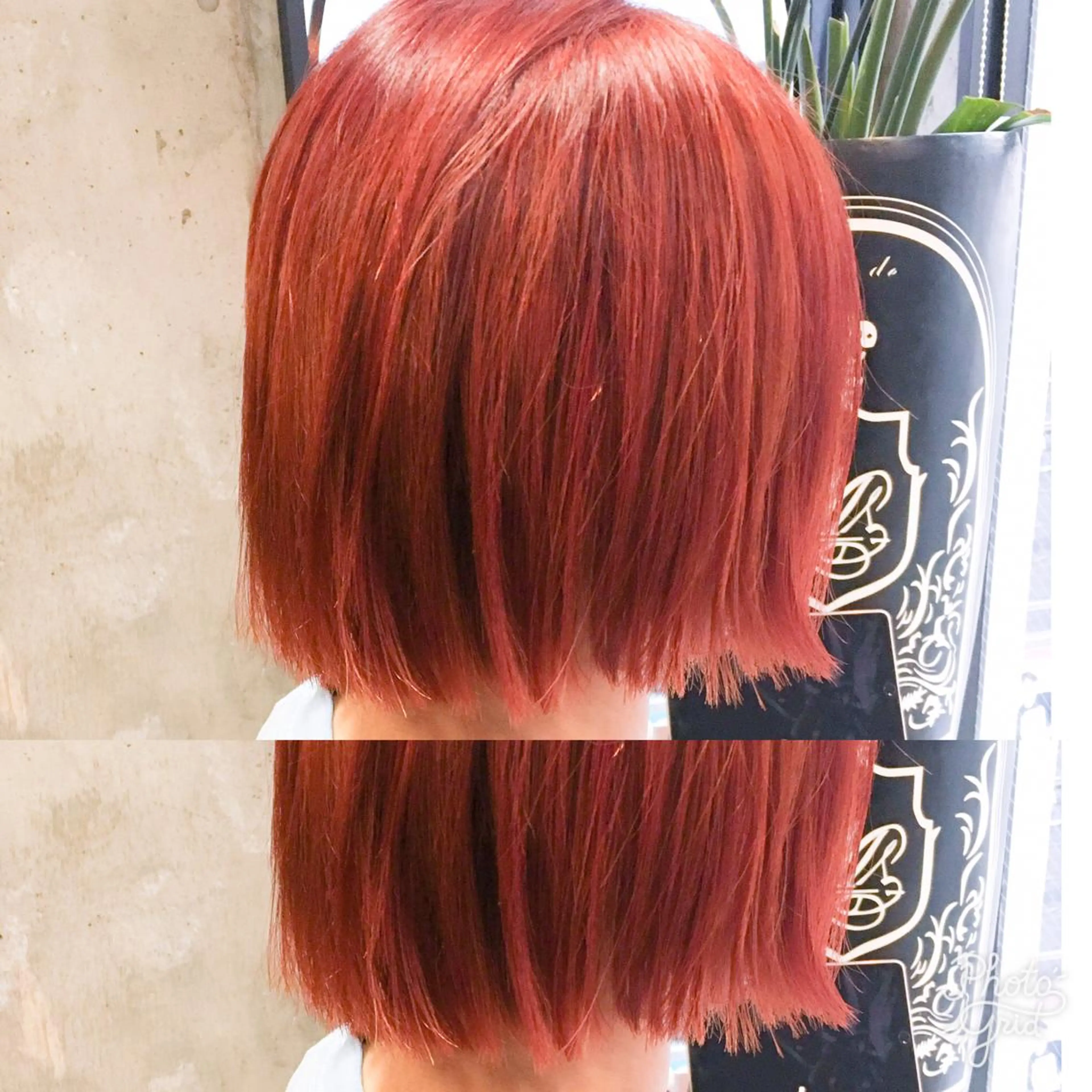 ショート カラー オレンジ 北條 優輝のヘアスタイル