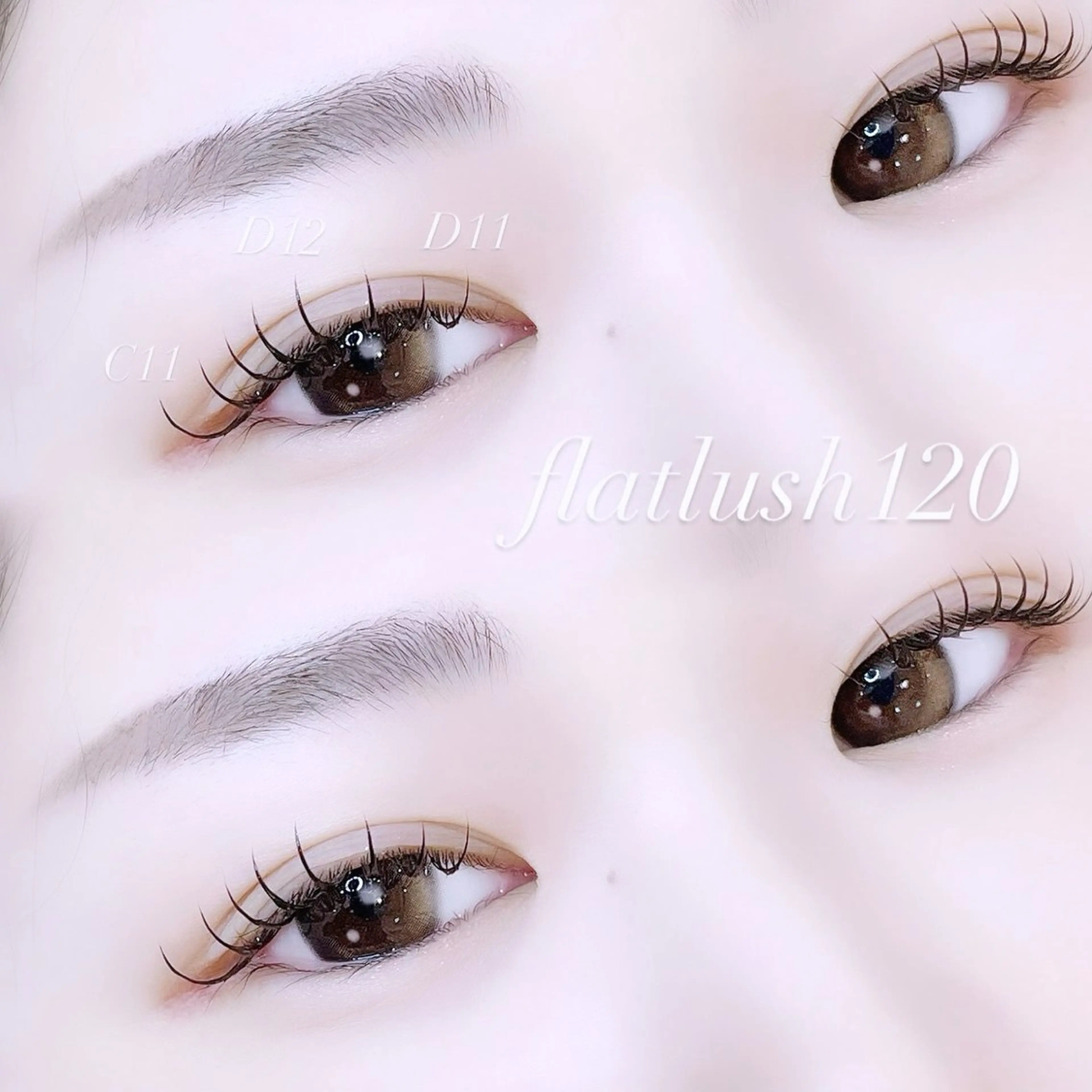 マツエク・マツパ 束感まつ毛 フラットラッシュ マツエク chiyori天王寺 🎀韓国風束感まつげのマツエク・マツパデザイン