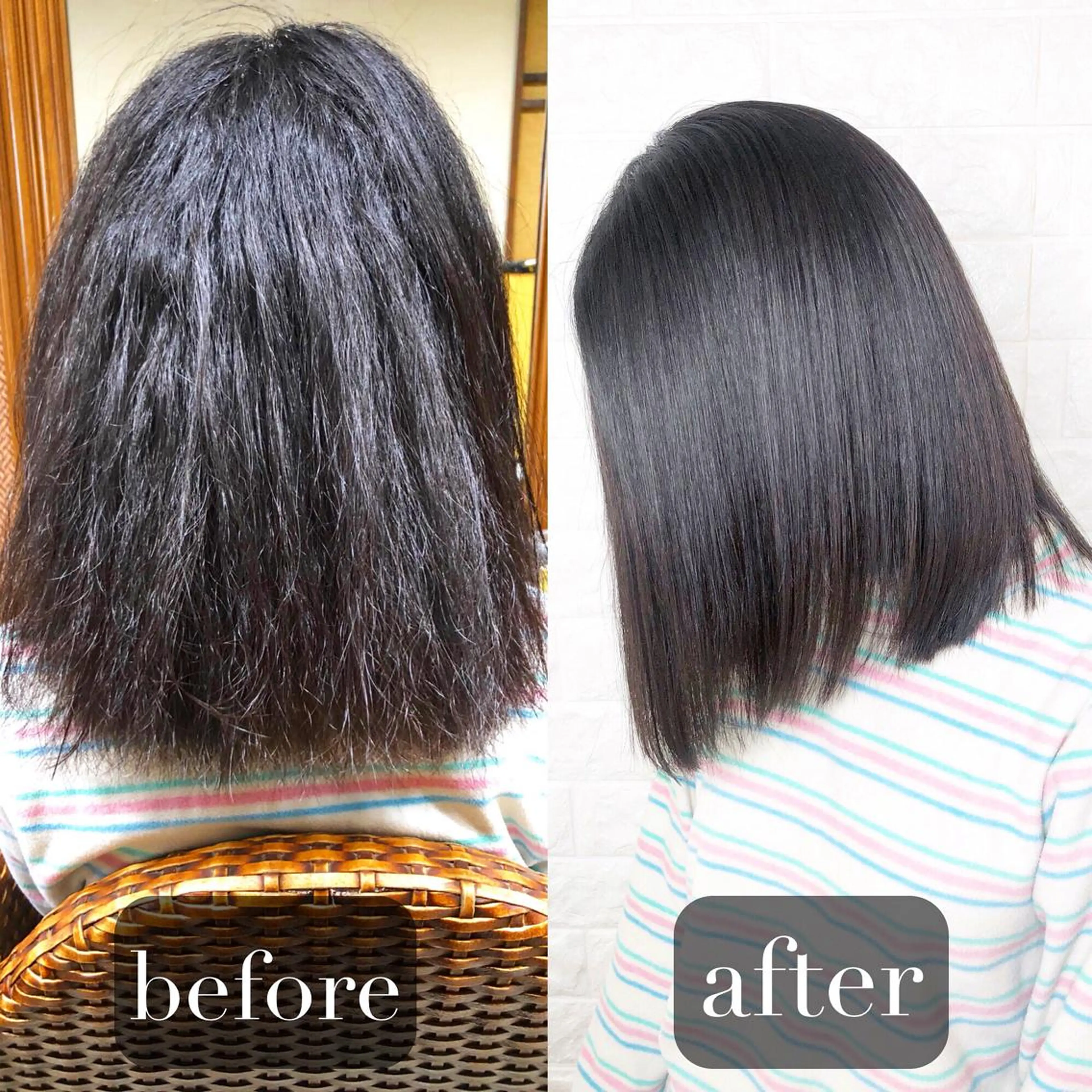 ミディアム 縮毛矯正/髪質改善 主税巧一のヘアスタイル