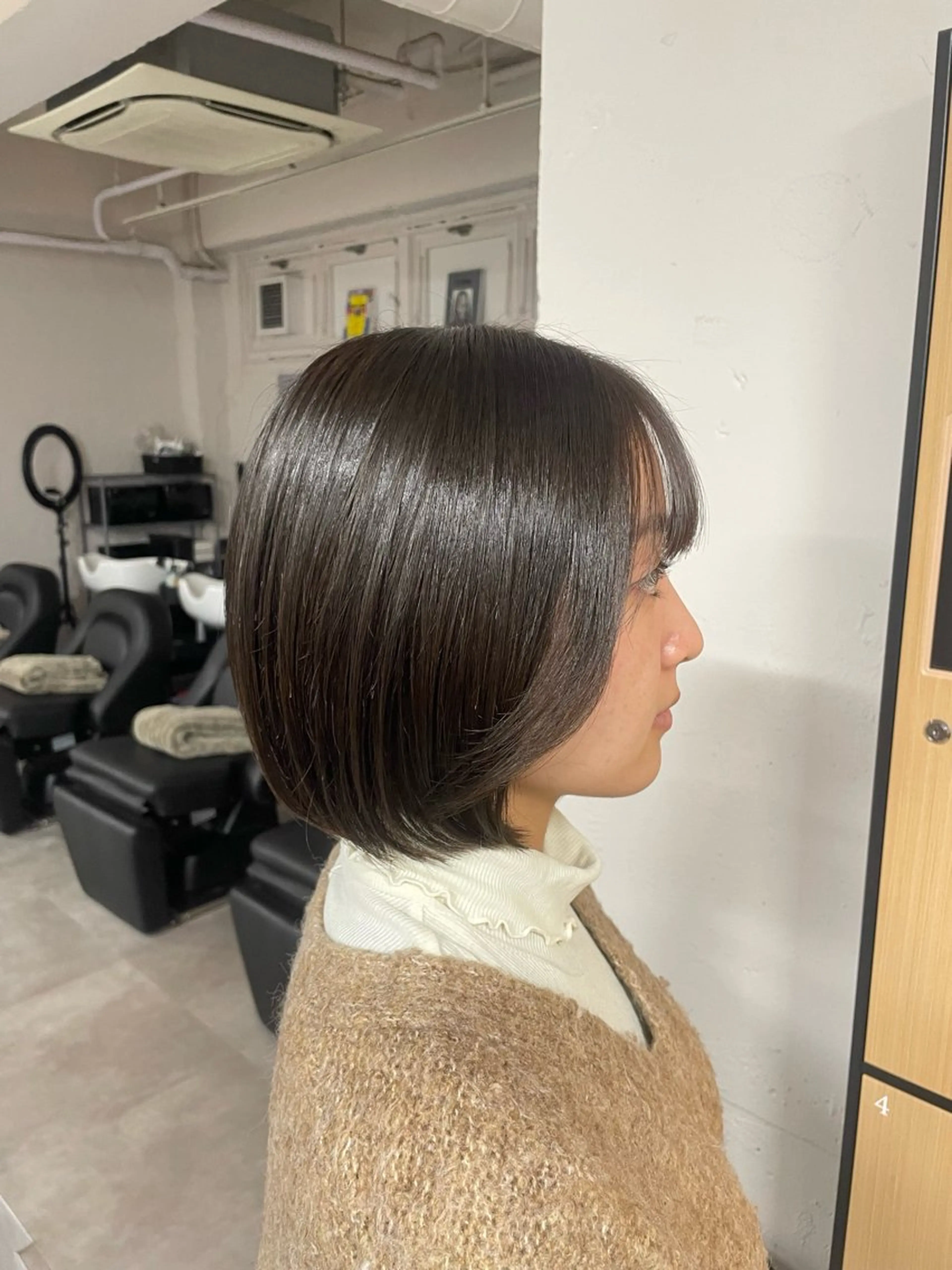 ショート カット ヘアカラー トリートメント tokute 中野真咲🐺のヘアスタイル