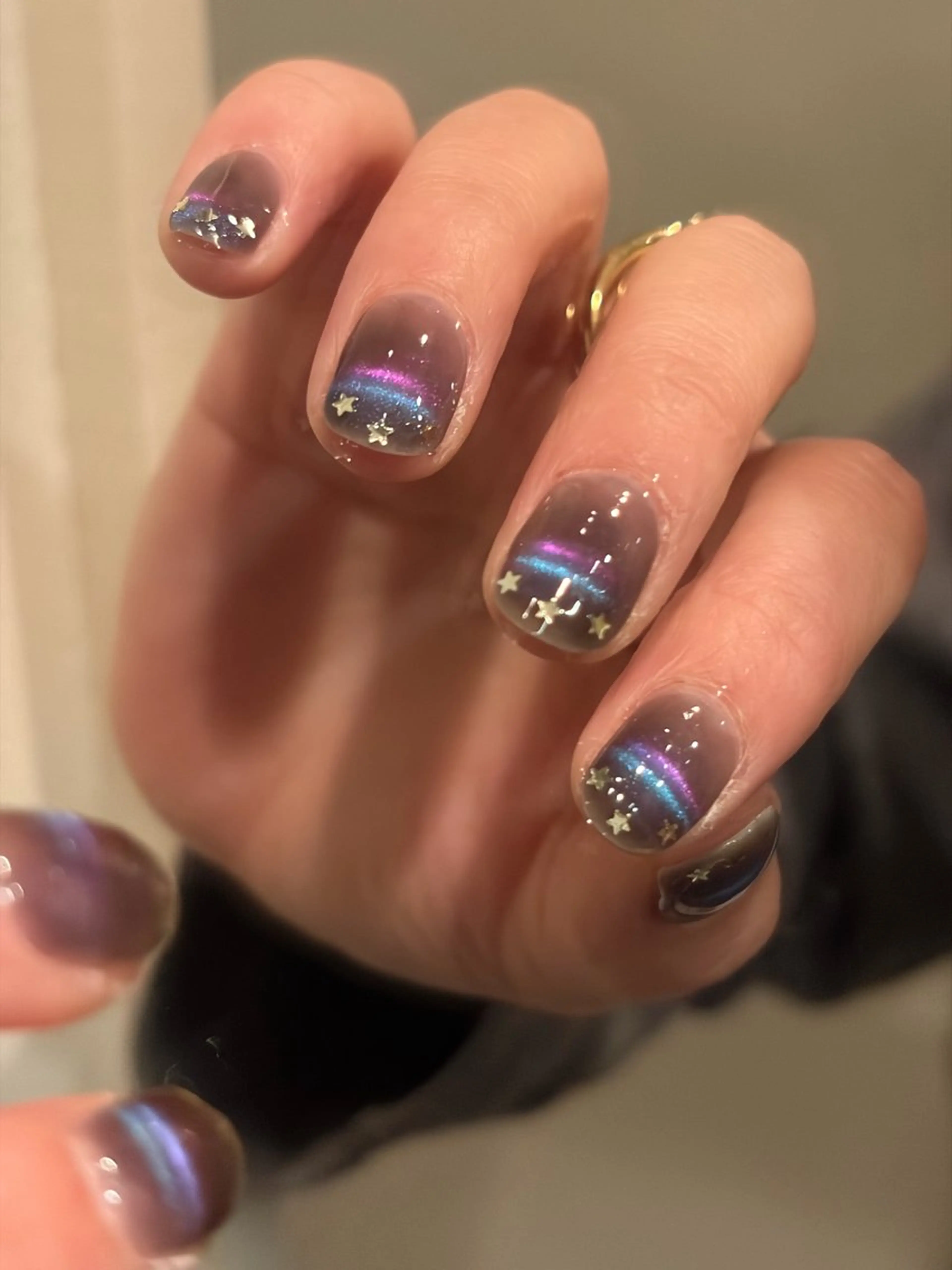 ネイル nail salon HAZY所属・HAZY☁️長堀橋 |ショートネイル🧸のネイルデザイン