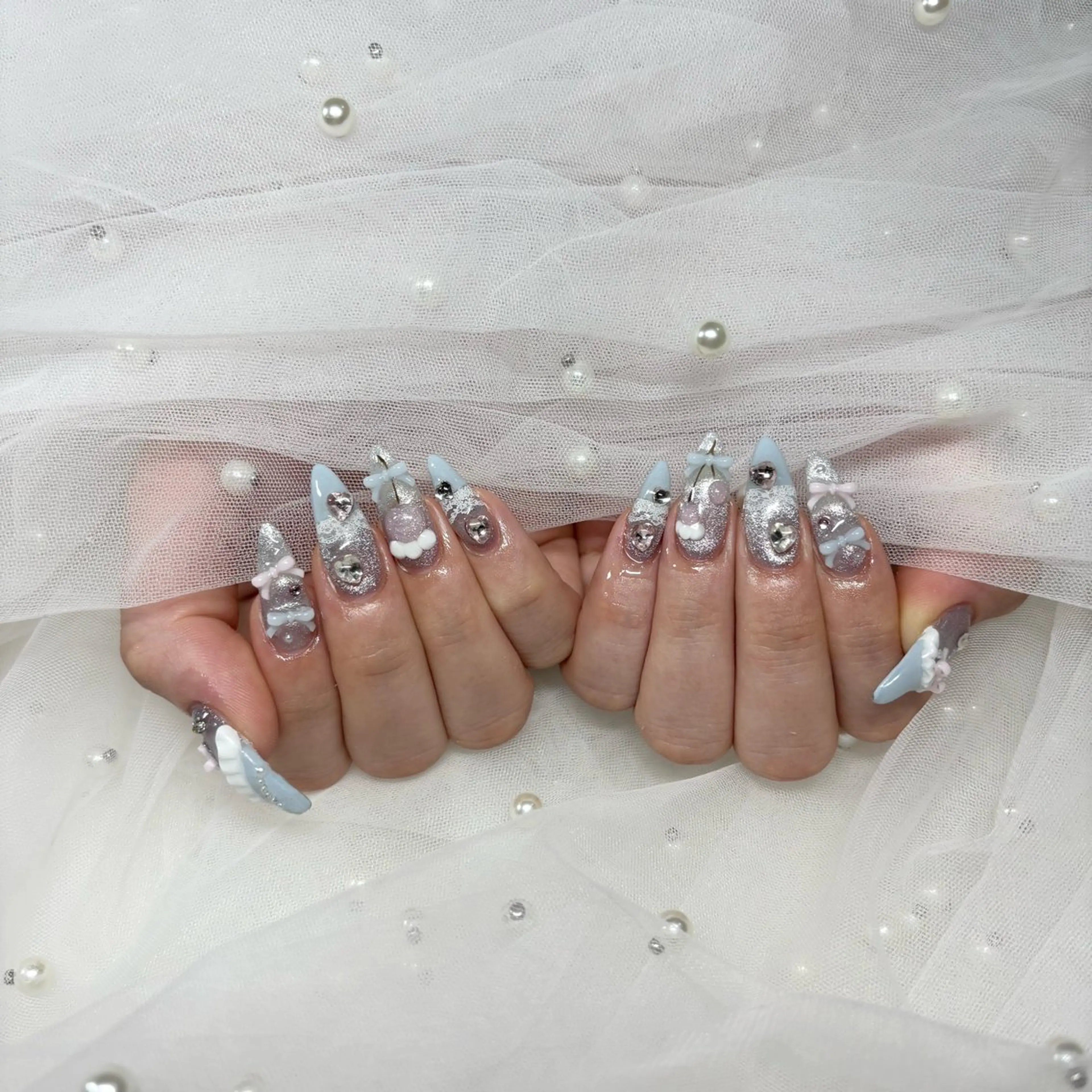 ネイル ハンドネイル ୨୧ mio୨୧のネイルデザイン