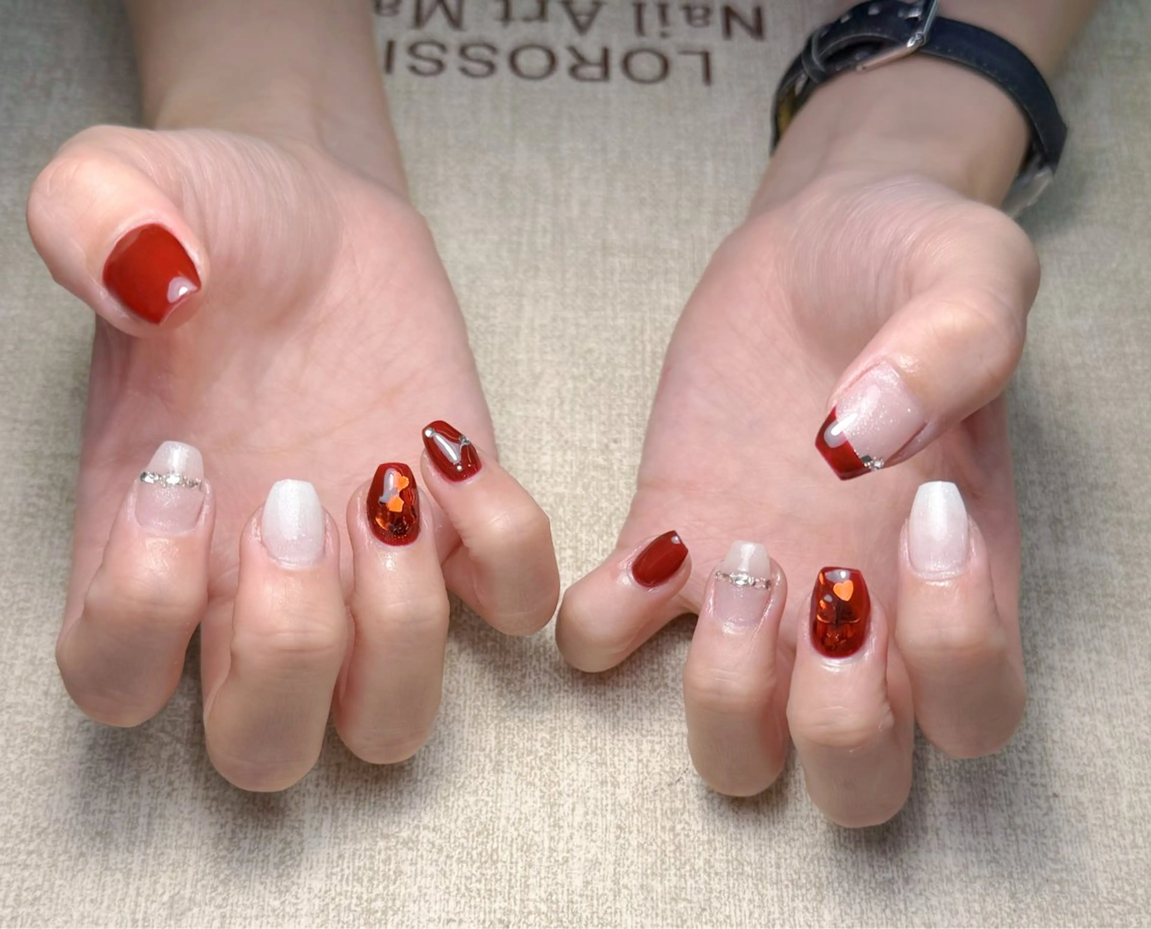 ネイル ハンドネイル いちご chan novaのネイルデザイン