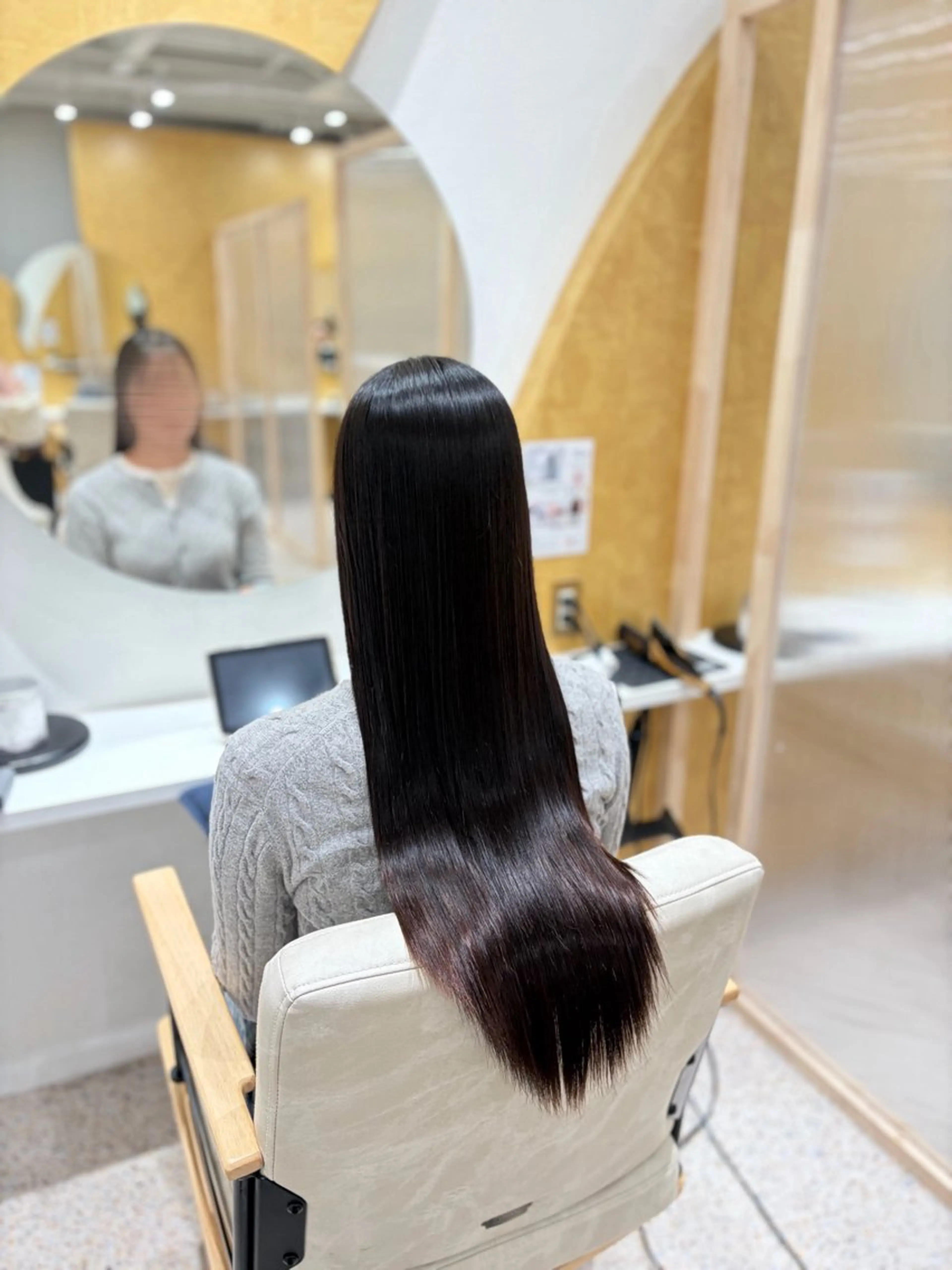 ロング パーマ 縮毛矯正 Zina北千住／ はるか🍄のヘアスタイル