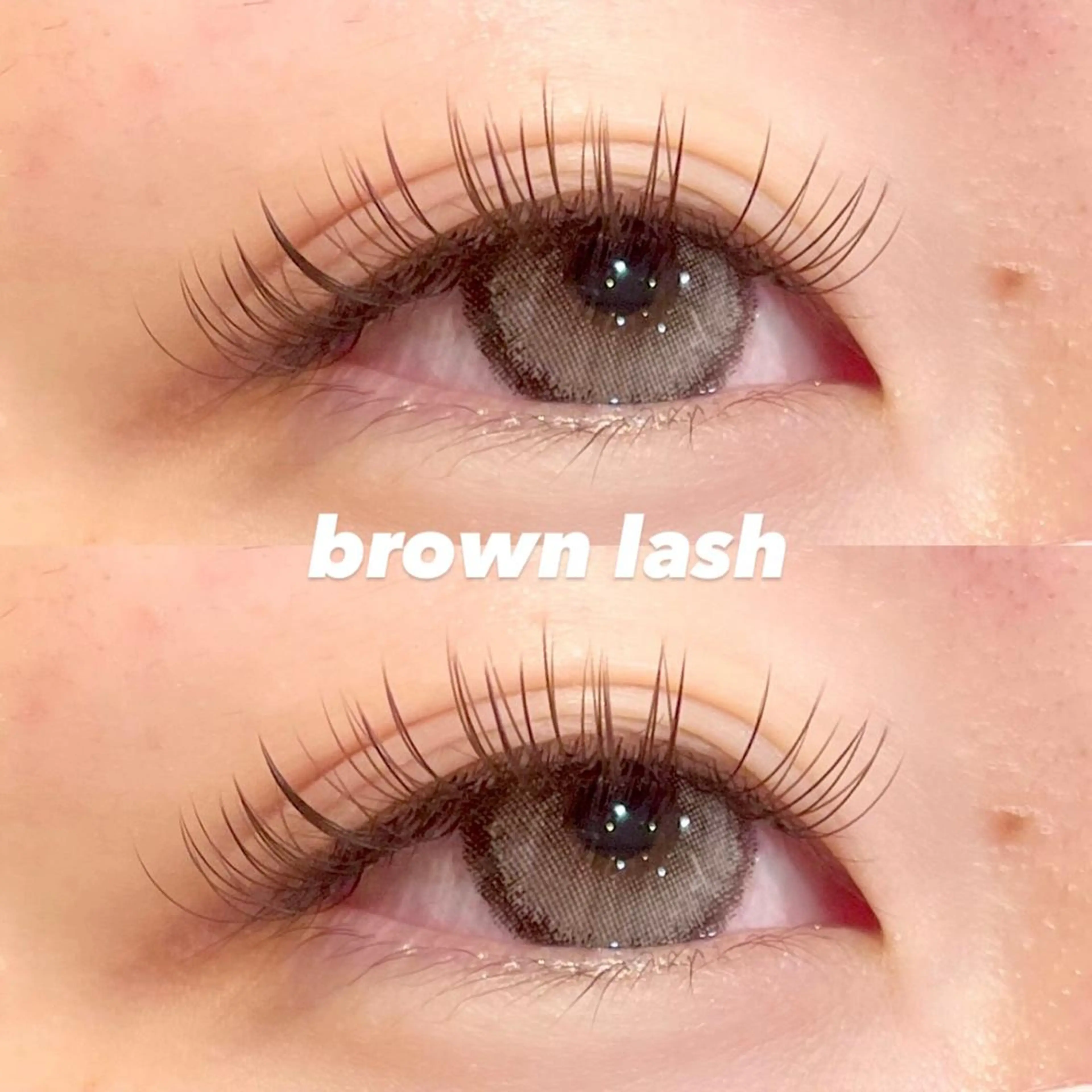 マツエク・マツパ カラーマツエク フラットラッシュ 御園生 彩のマツエク・マツパデザイン