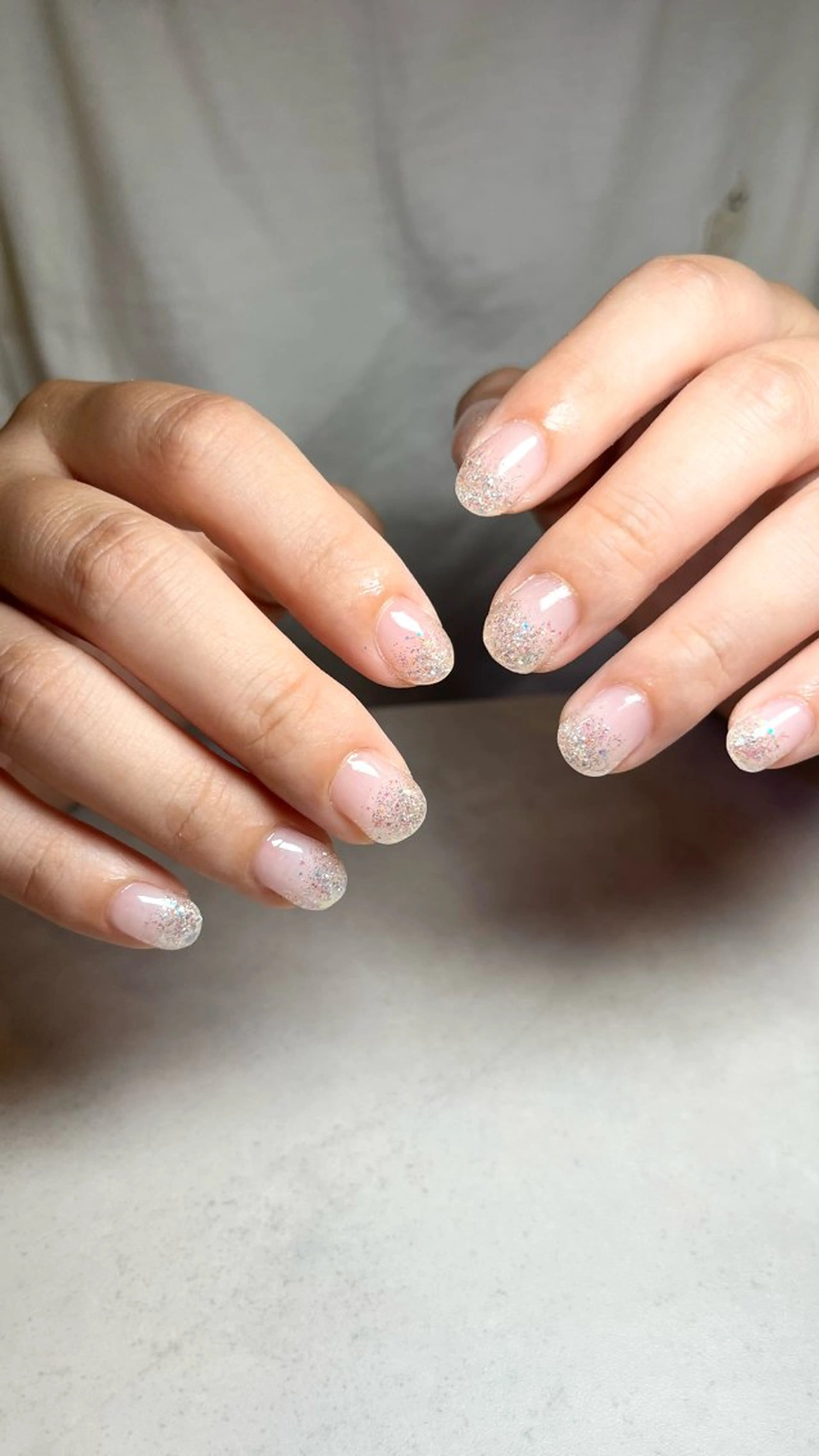 ネイル ラメ(グリッター) ラメグラデーション 🌻Sunrich Fuka🌻のネイルデザイン