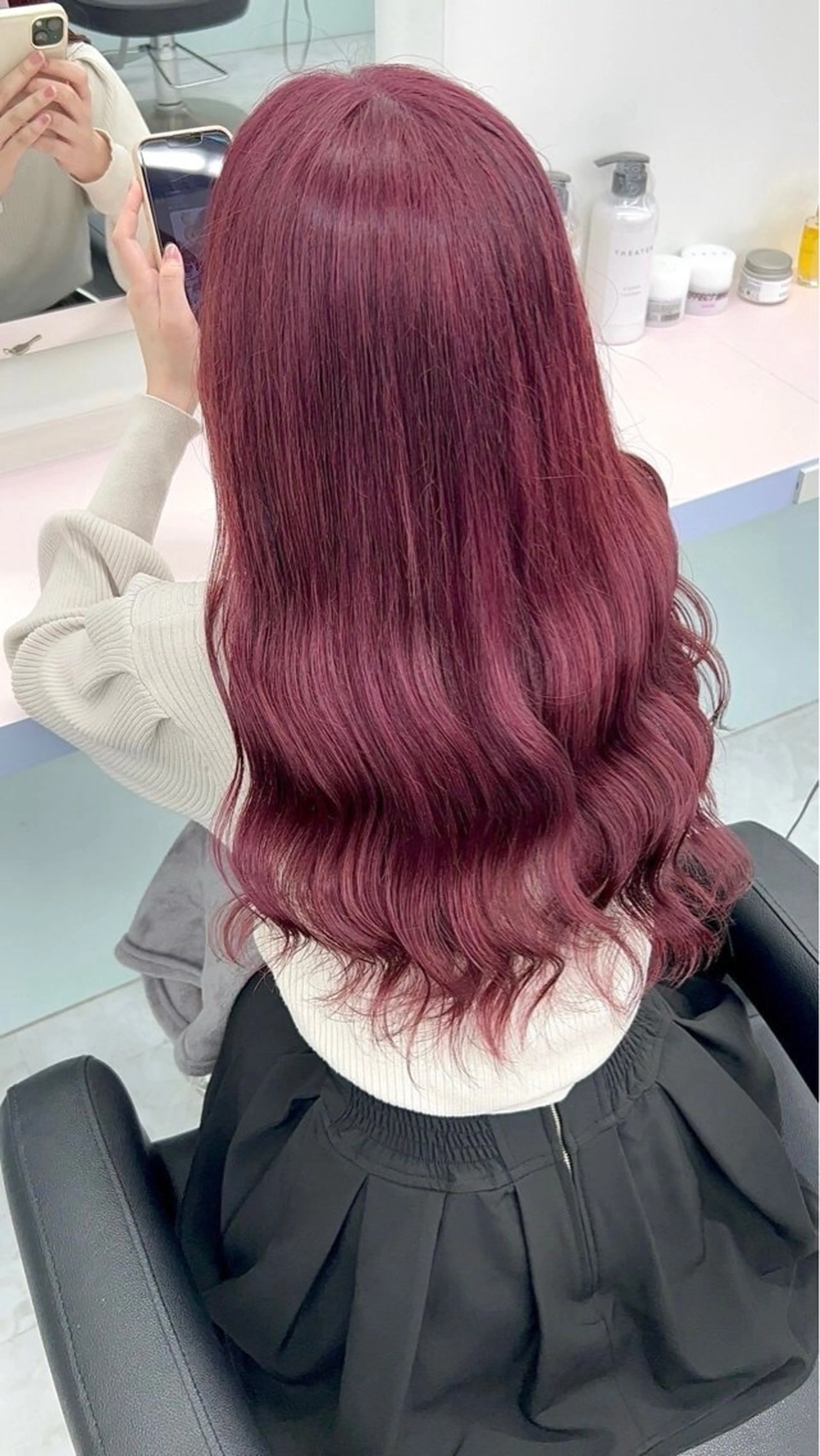 カラー akari🎀🤍 ガーリーstyleのヘアスタイル