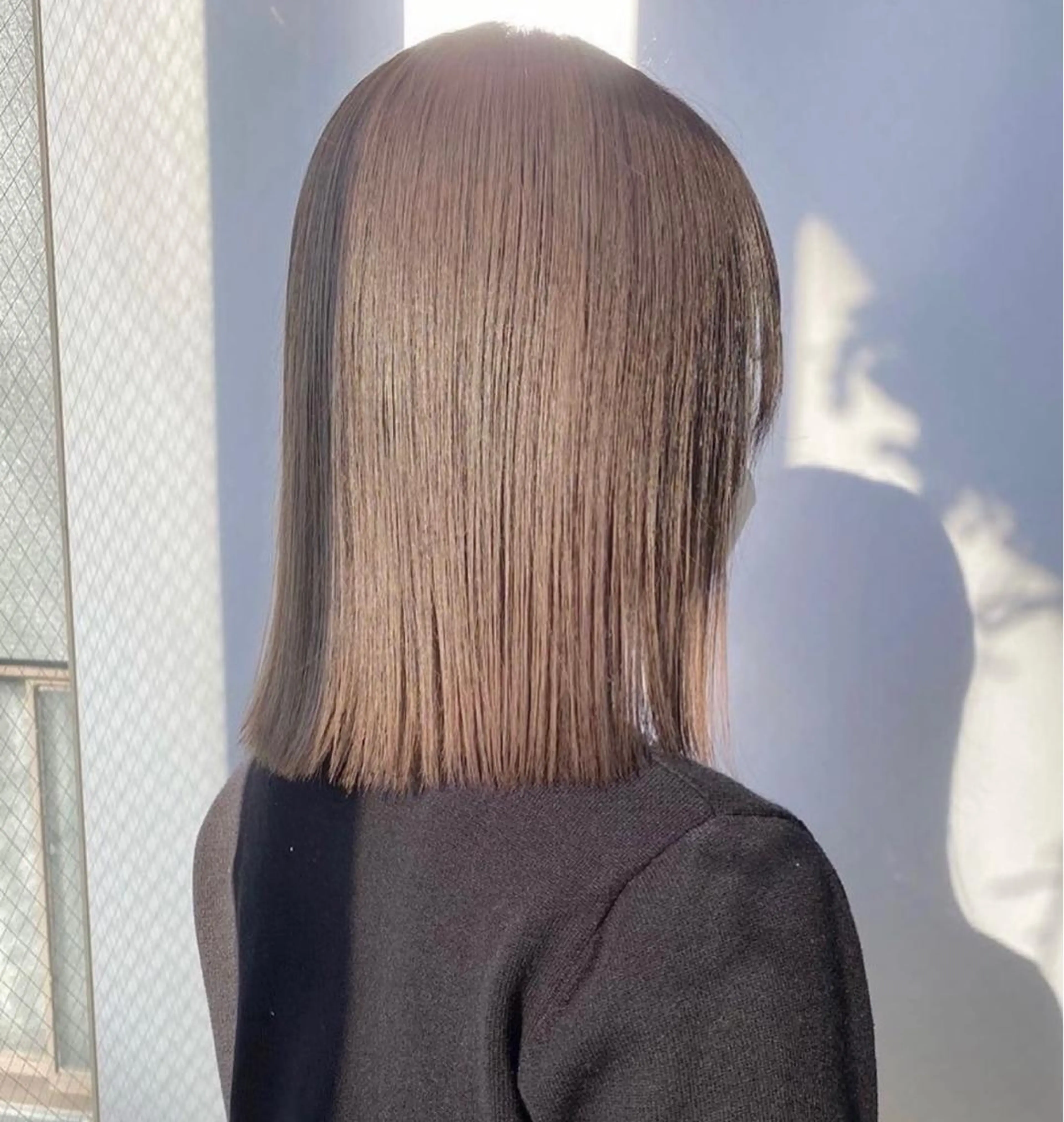 ミディアム カラー レイヤーカット/ 縮毛矯正/ミサキ💐のヘアスタイル