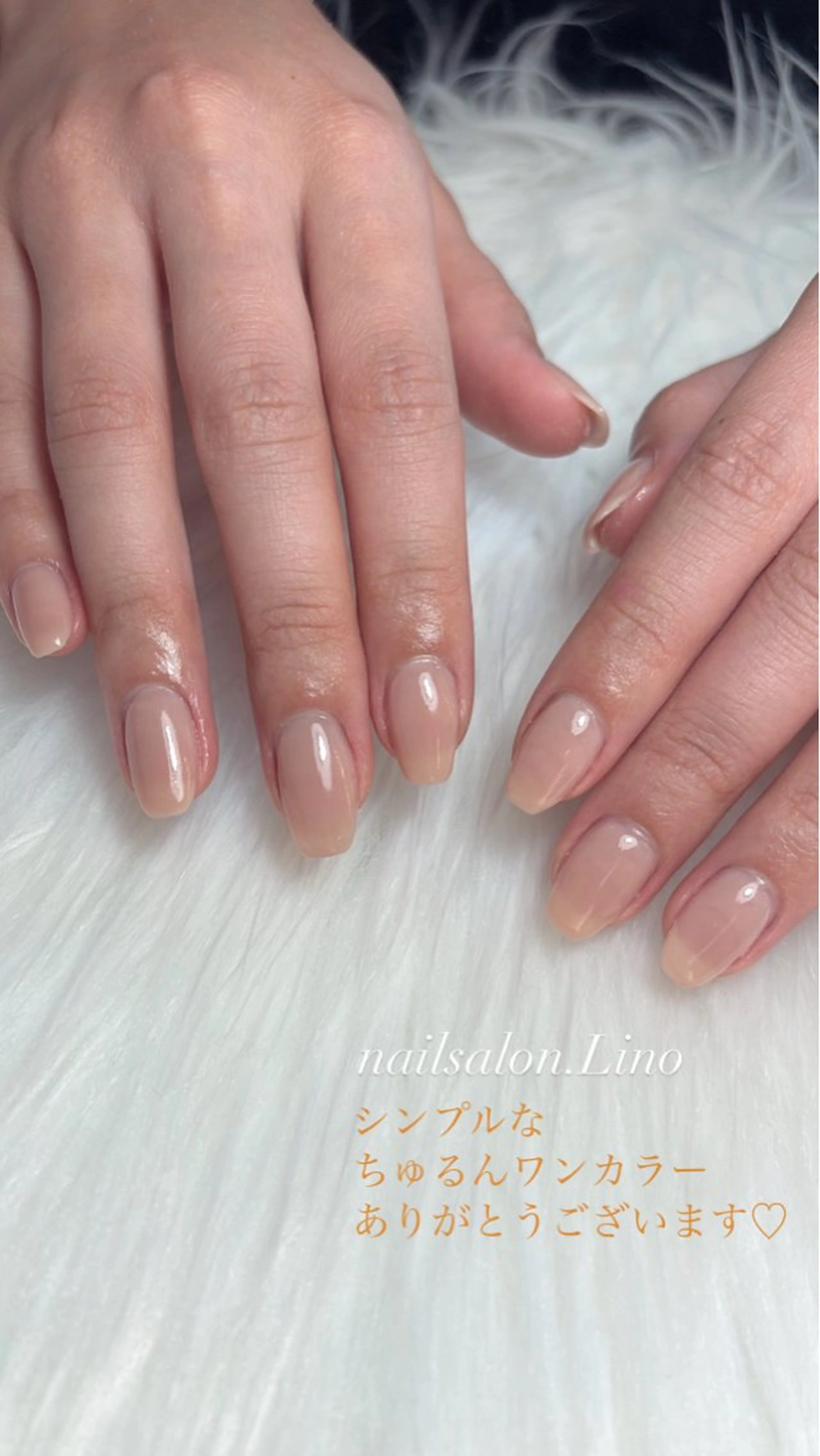 ネイル オフィスネイル ワンカラーネイル シンプルネイル ハンドネイル Lino𓂃⟡.· Chizuruのネイルデザイン