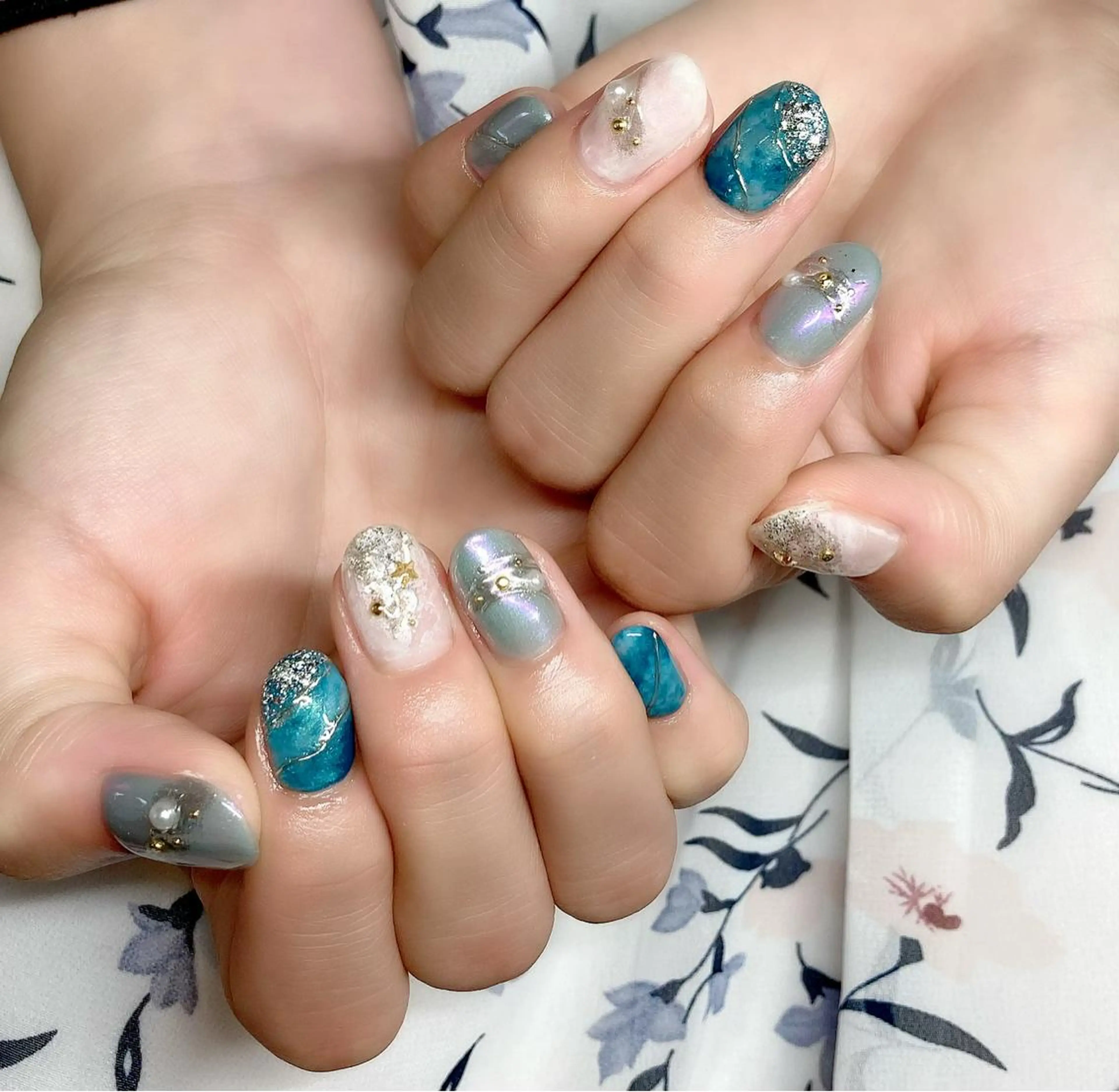 ネイル ハンドネイル 市川駅 ✿中津のネイルデザイン