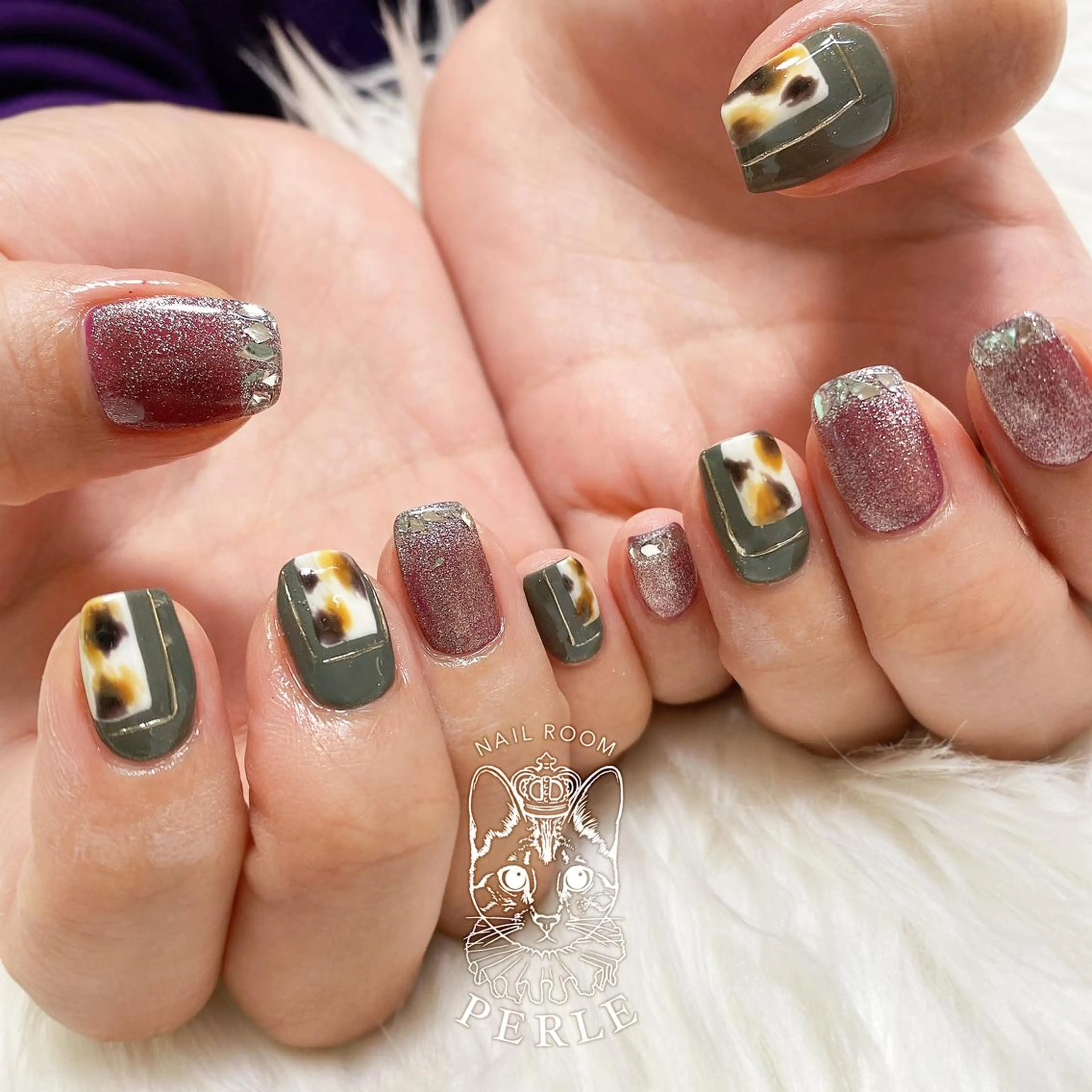 ネイル ハンドネイル nail room Perleのネイルデザイン