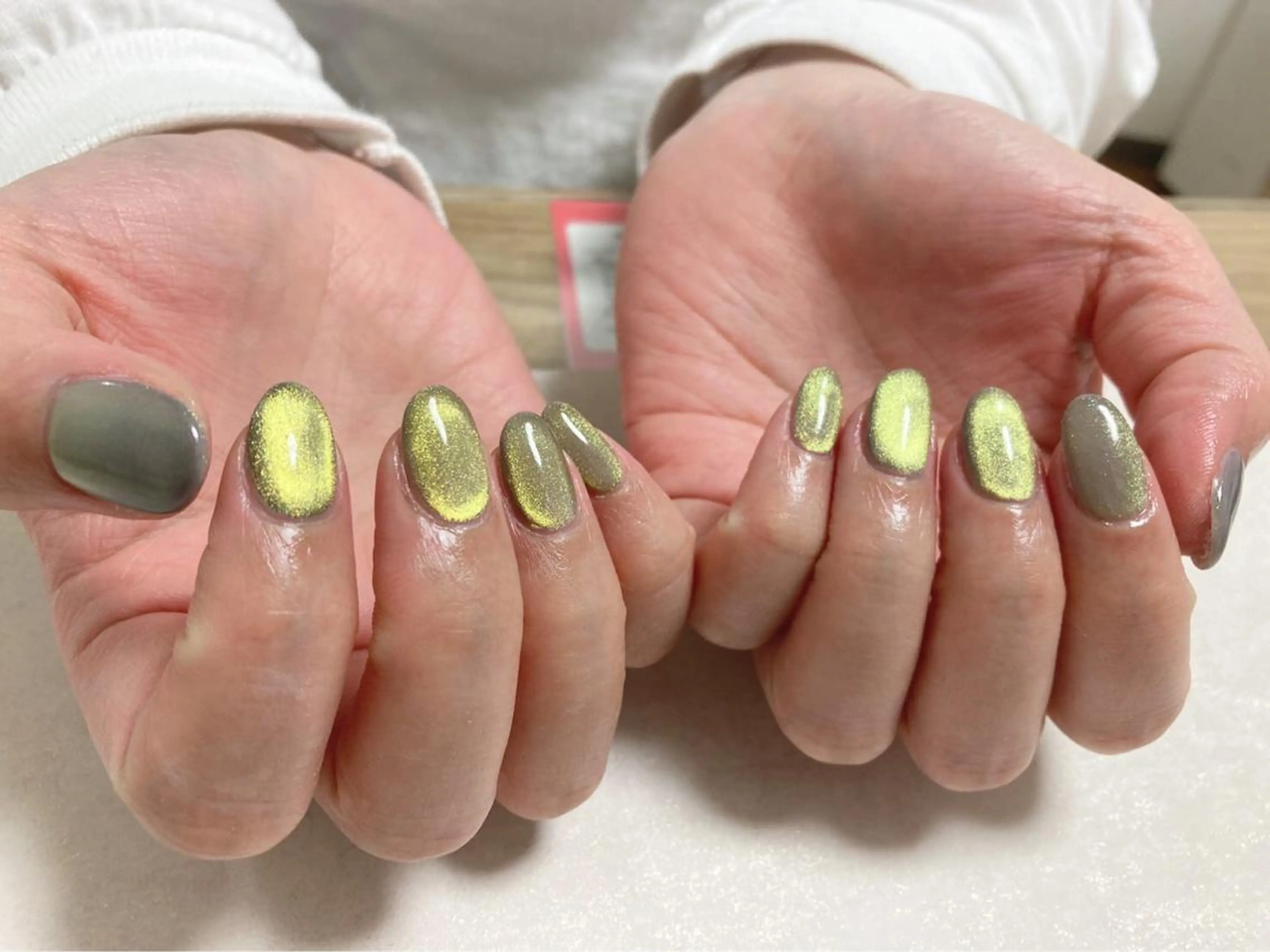 ネイル 桜ネイル フレンチネイル ジェルネイル ガラスフレンチ 韓国ネイル ハンドネイル kiki nail 二子玉川のネイルデザイン