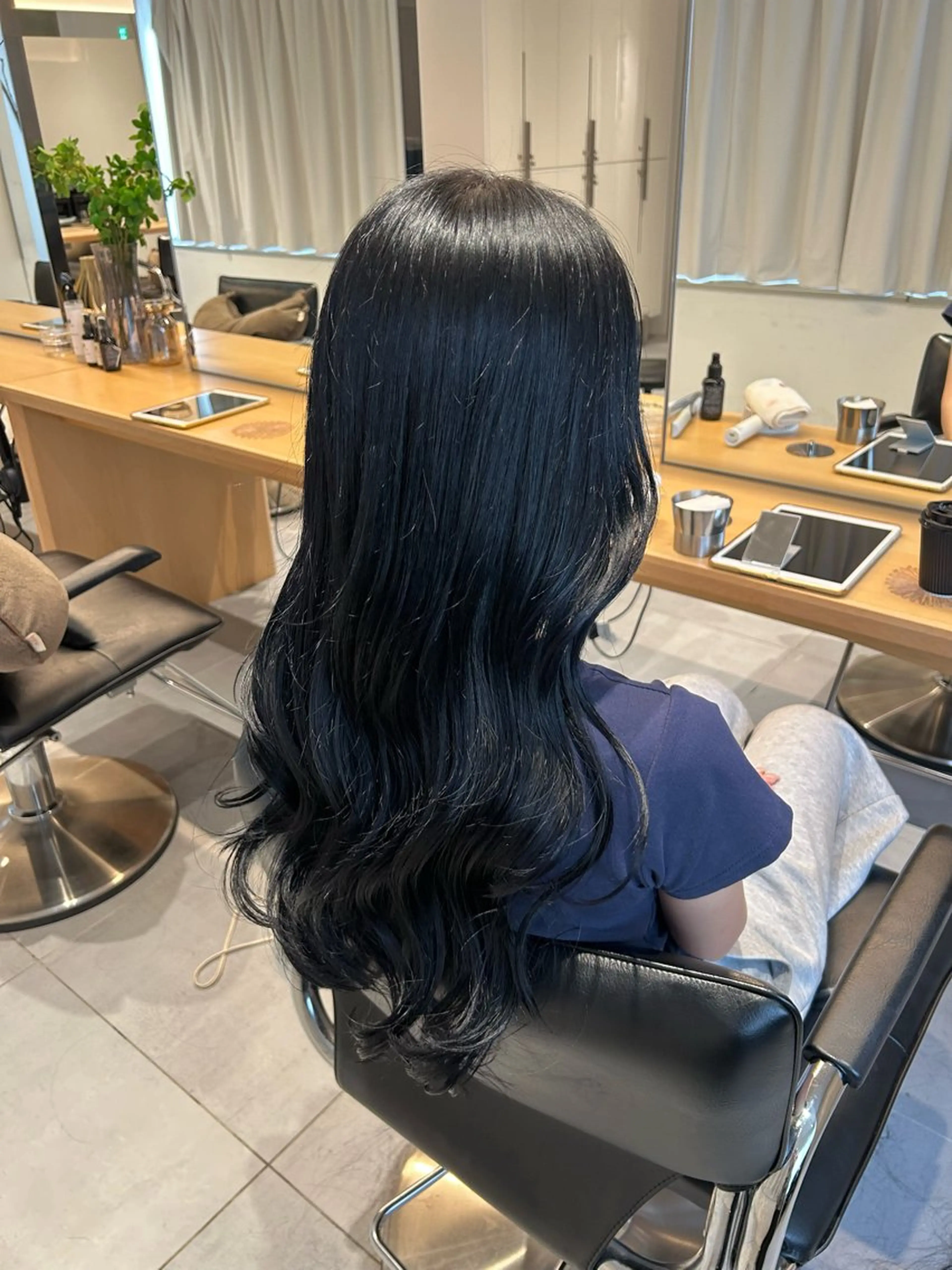 ロング ヘアカラー トリートメント 🧚つやさらhair 🧚manakaのヘアスタイル