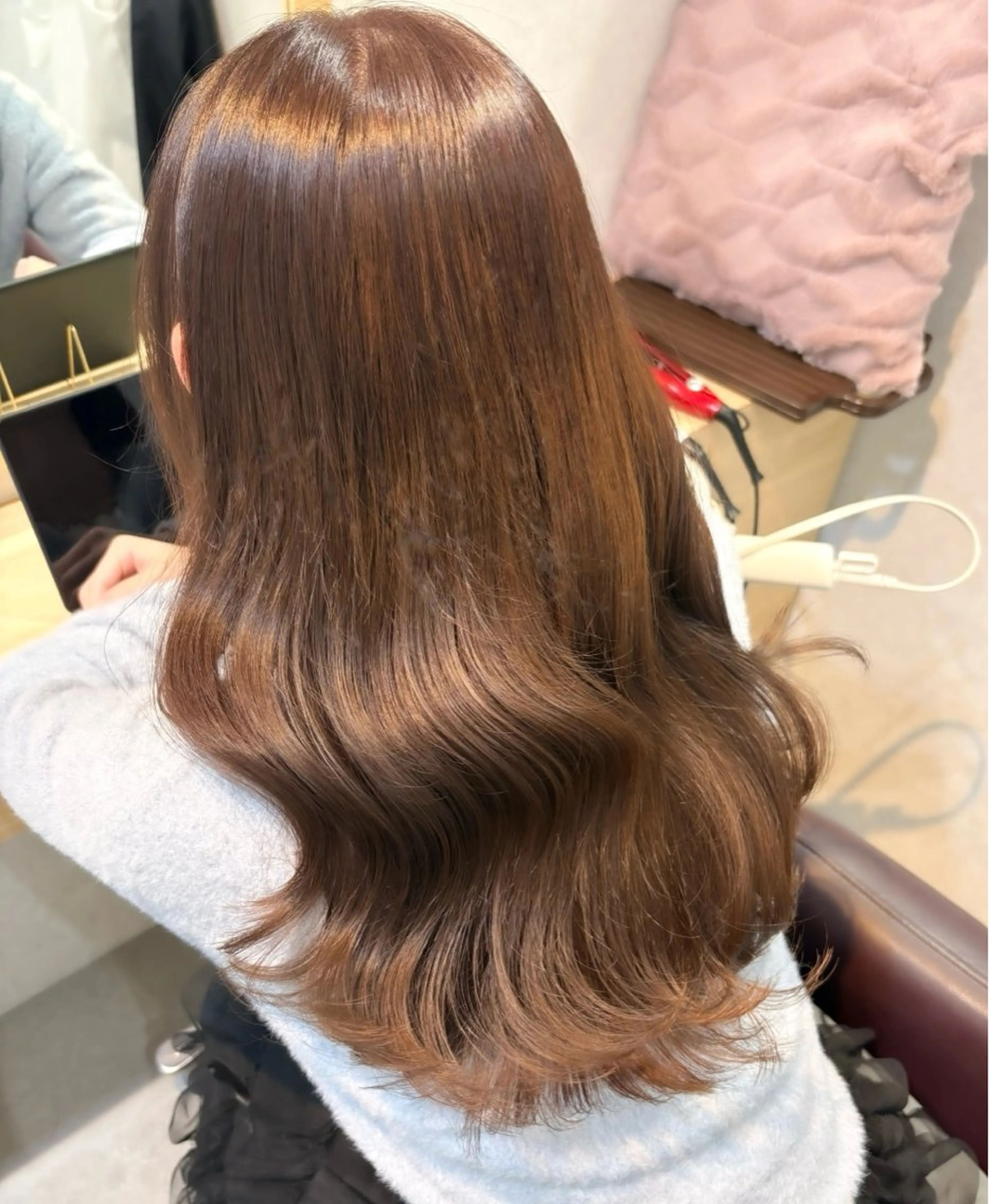 ロング カラー カット ヘアカラー トリートメント ブラウンカラー 🫧tomoka🫧のヘアスタイル