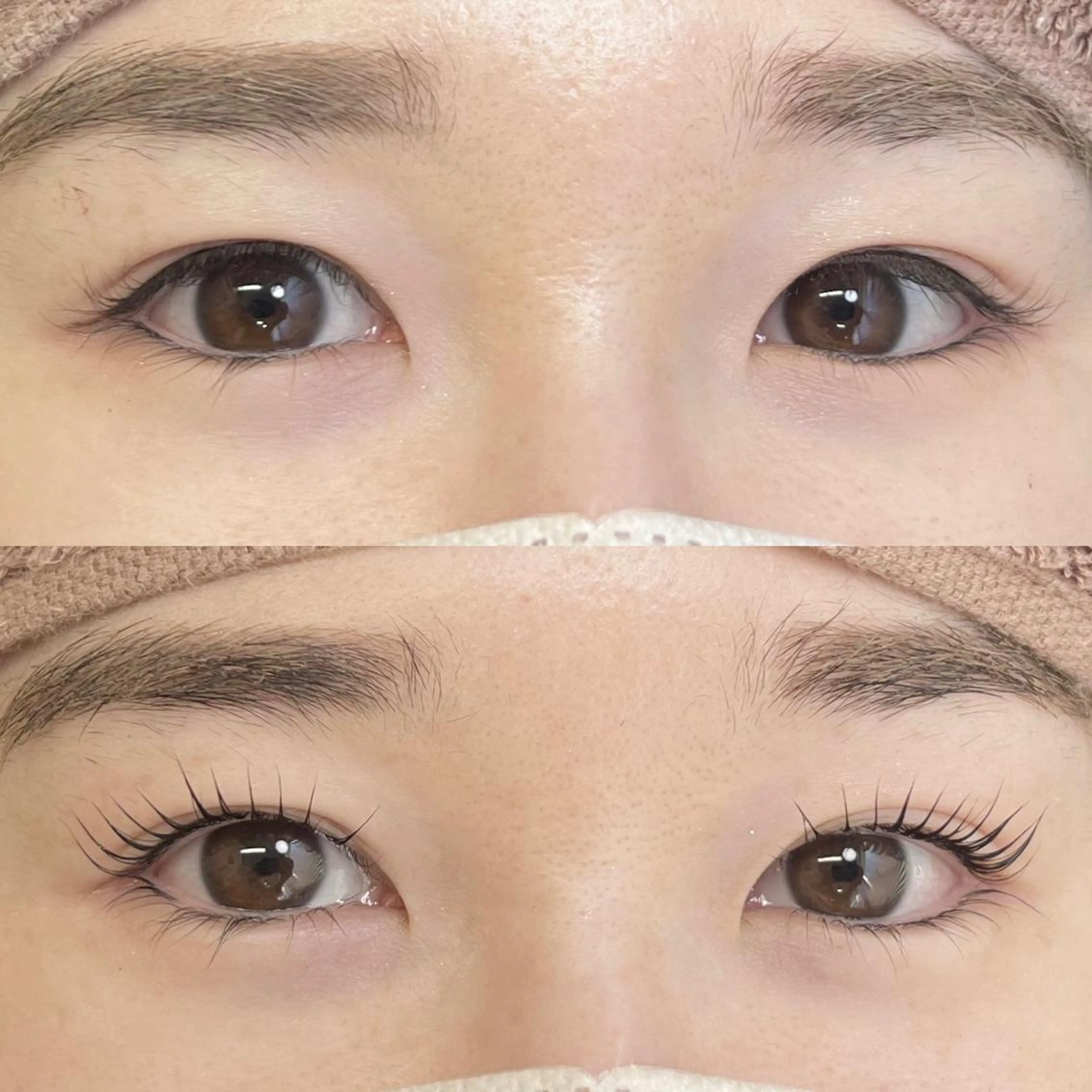 マツエク・マツパ アイブロウ フラットラッシュ パリジェンヌラッシュリフト まつげパーマ 下まつげエクステ 一重×まつ毛パーマ マツパ Cherie Kawaguchiのマツエク・マツパデザイン