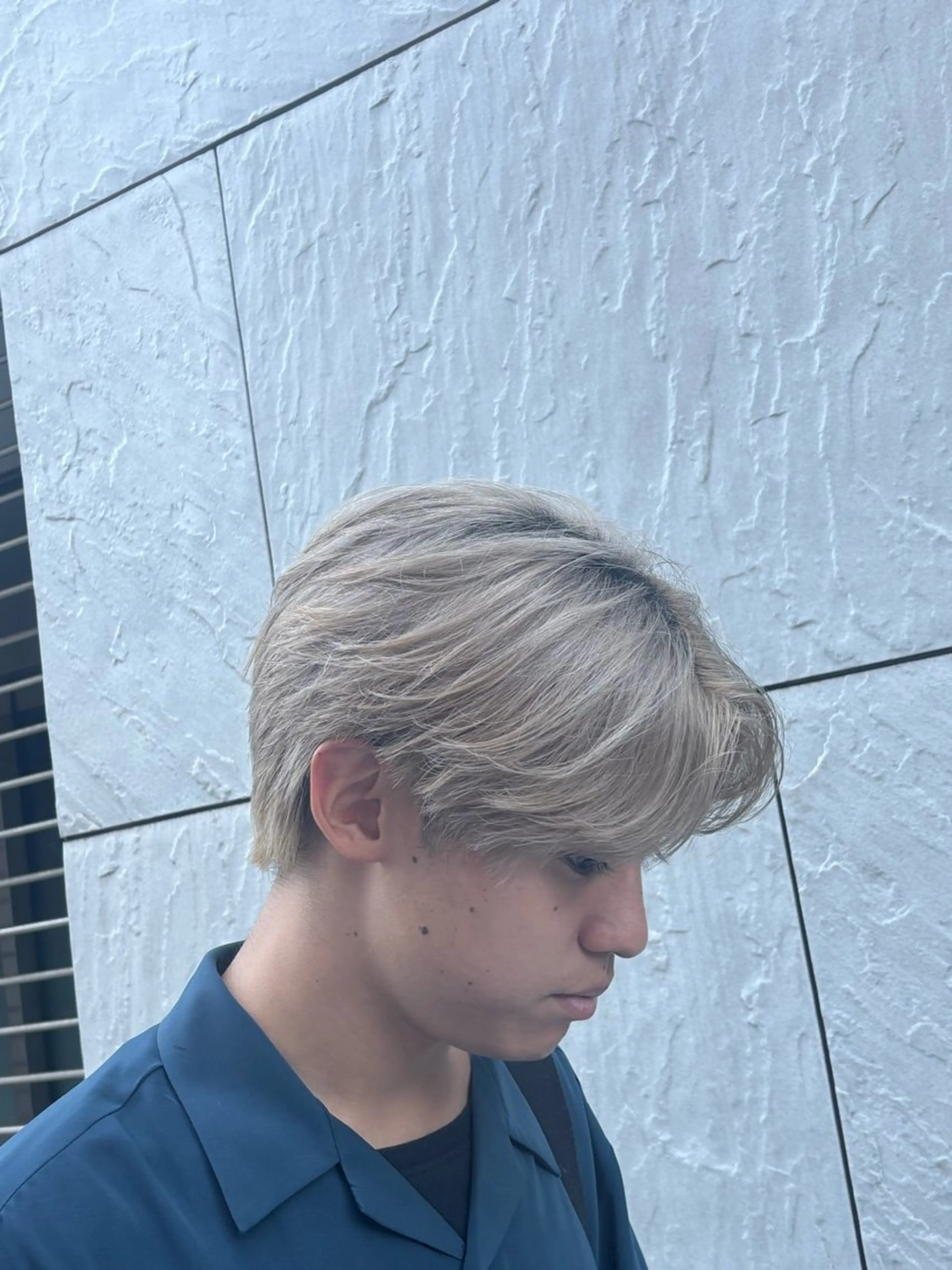 カラー メンズハイトーン 北斗💍レイヤーのヘアスタイル