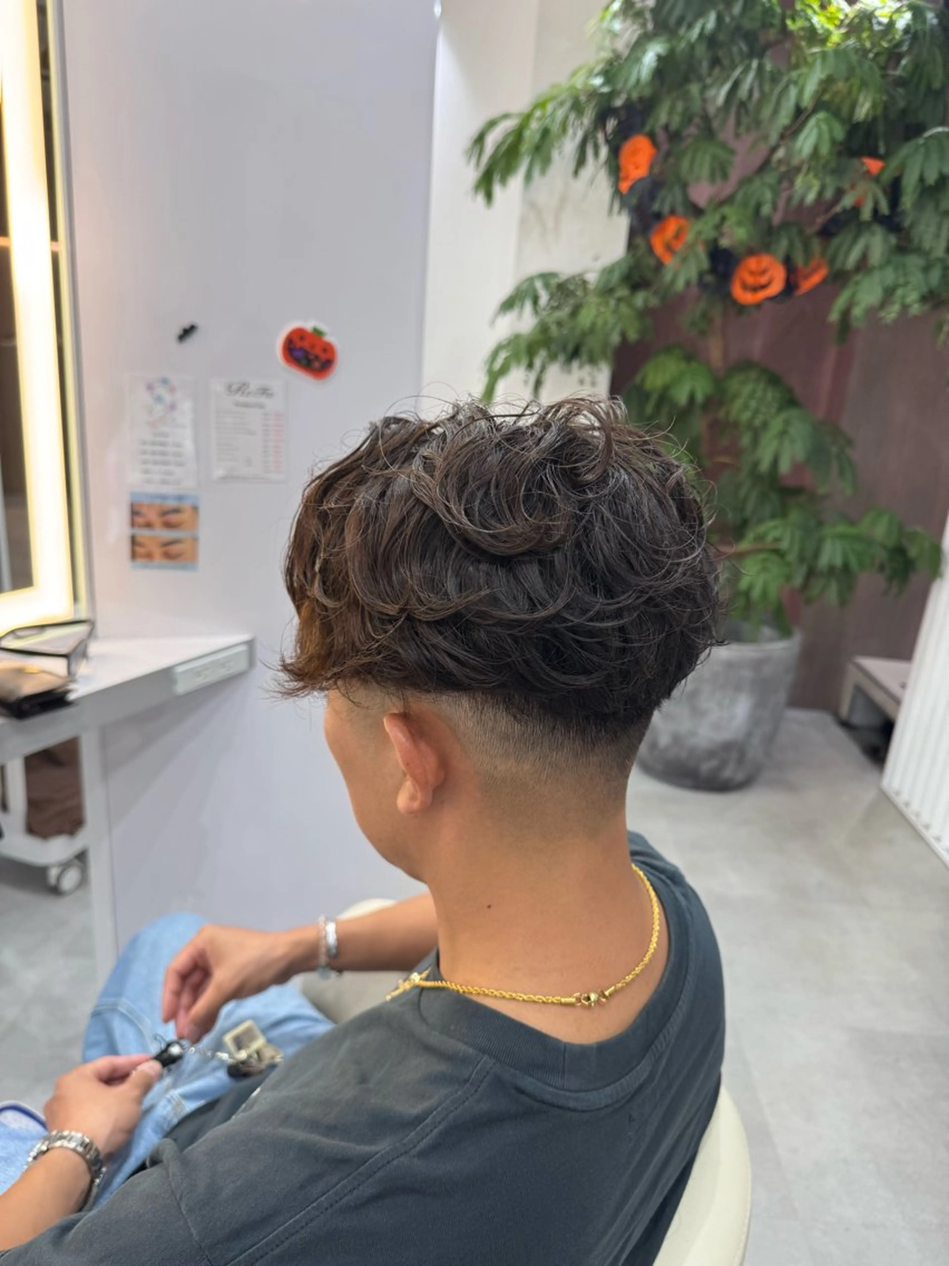 パーマ メンズ R/🤎 パーマ＆ブリーチ🔥のヘアスタイル