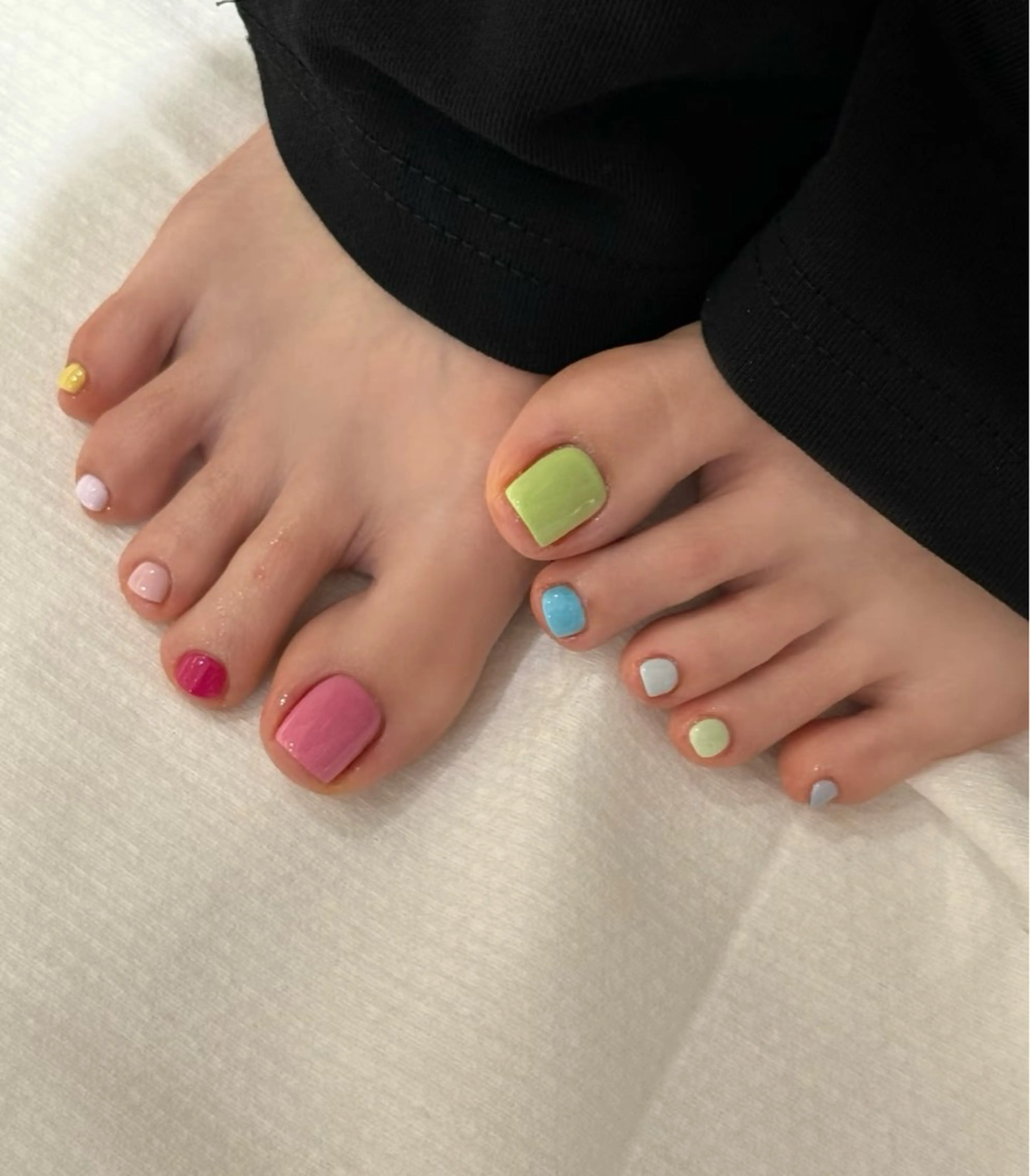 ネイル アートネイル チークネイル 長さ出し フラワーネイル ジェルネイル YK 美学院のネイルデザイン