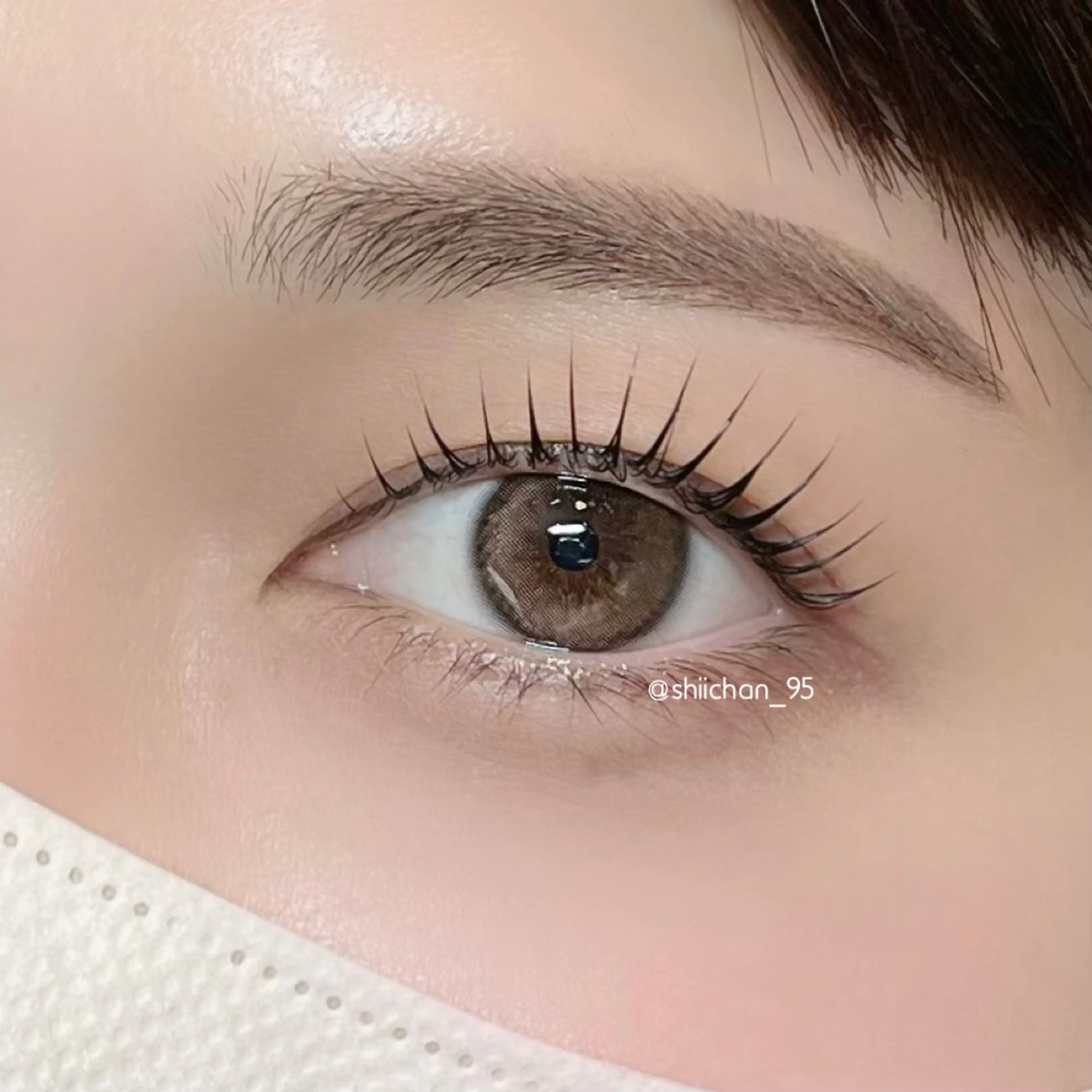 【上まつげパーマ】根本からぱっちり👀✨ストレートデザイン✨モチup⤴︎コーティング仕上げの写真